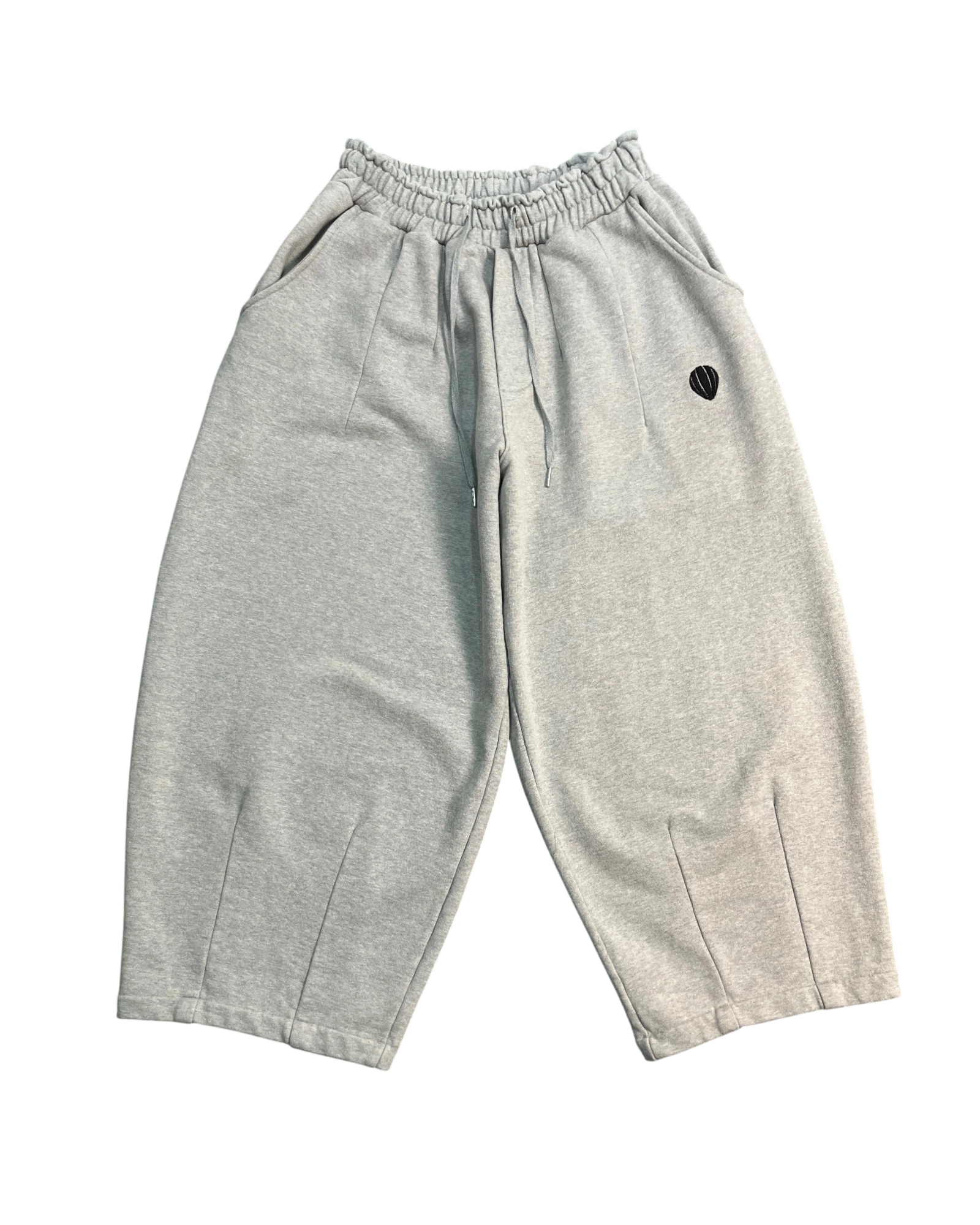 grey sweat balloon pants