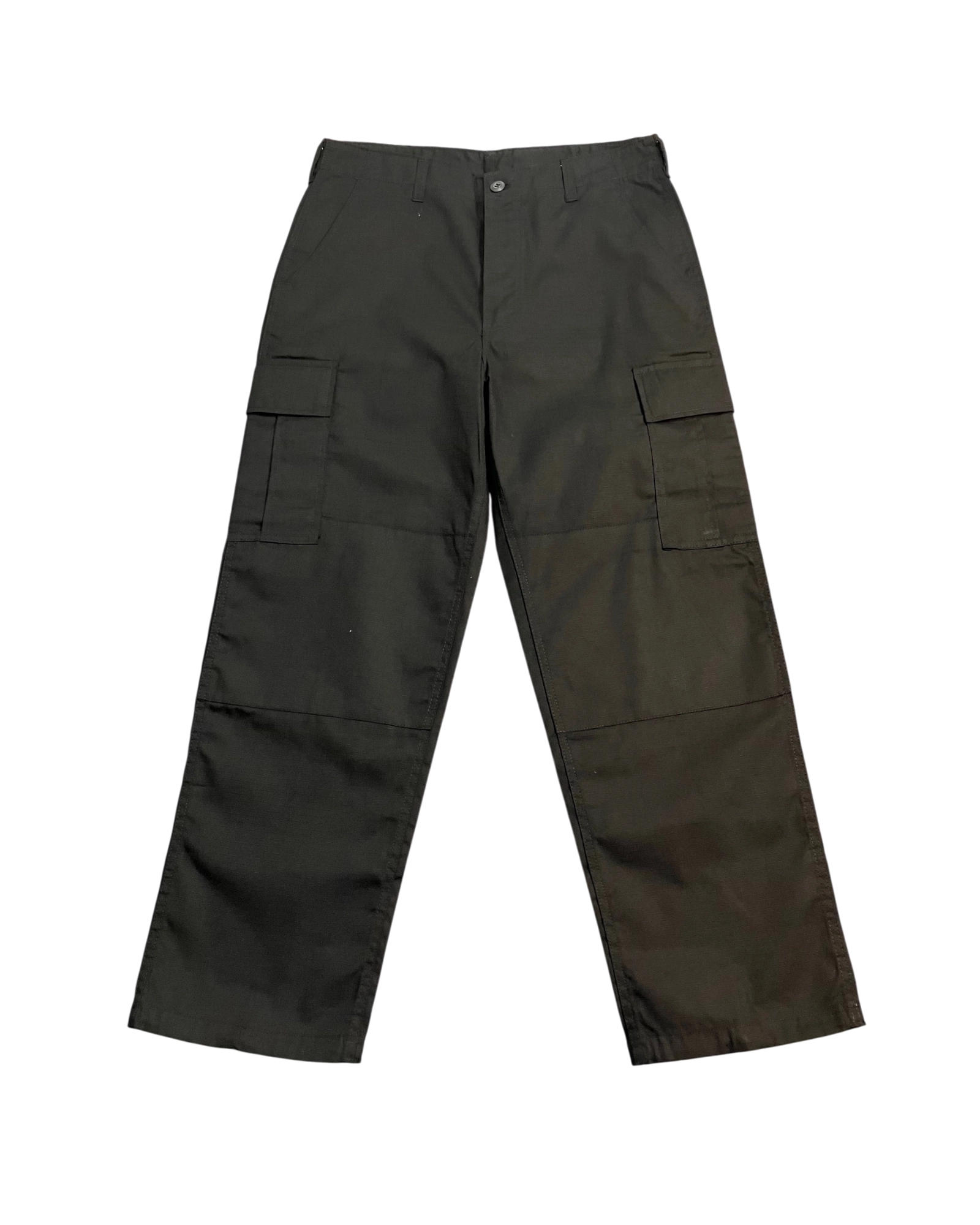 black baggy-fit pants