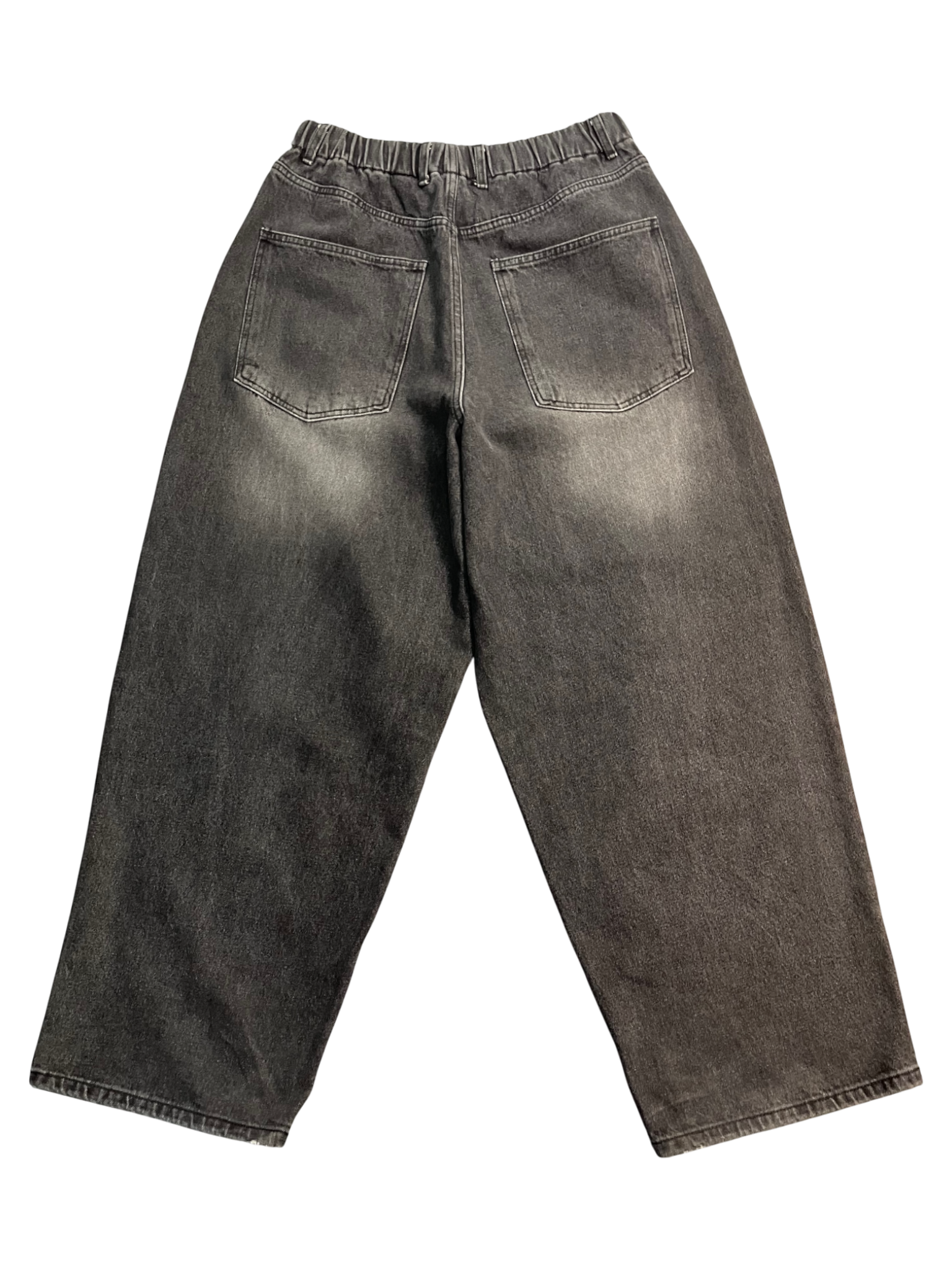 black medium baggy jeans