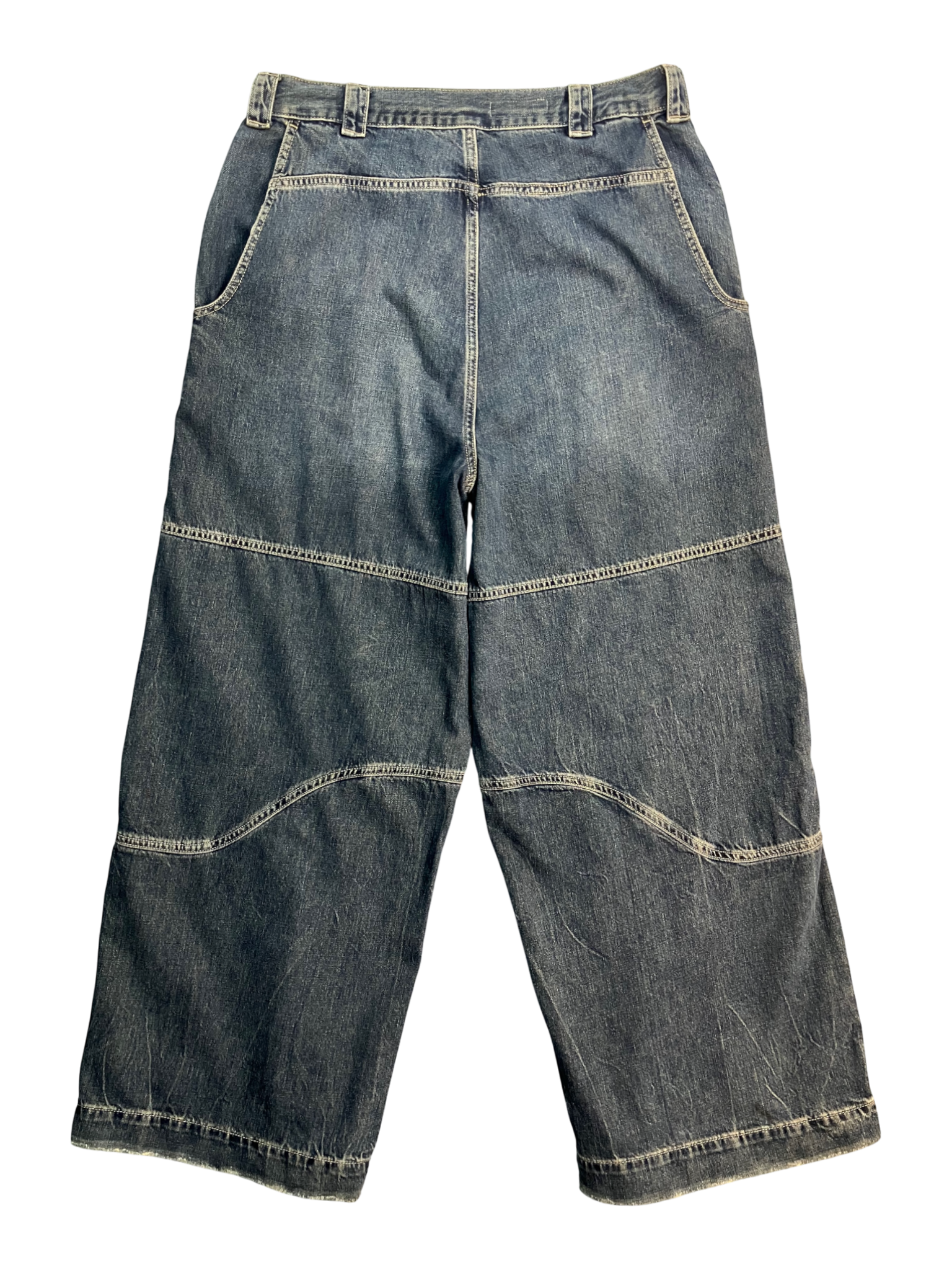 blue y2k baggy jeans