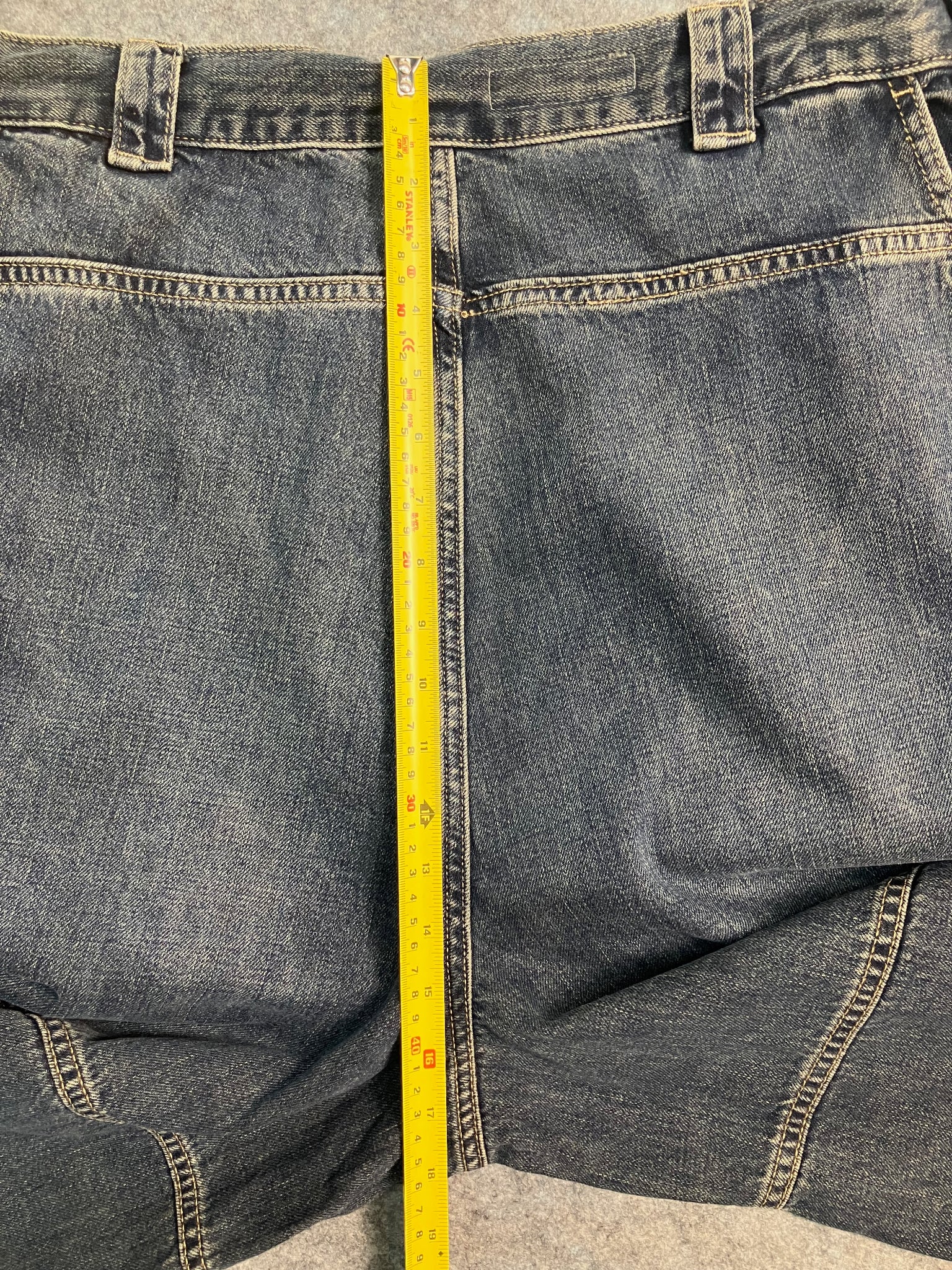 blue y2k baggy jeans