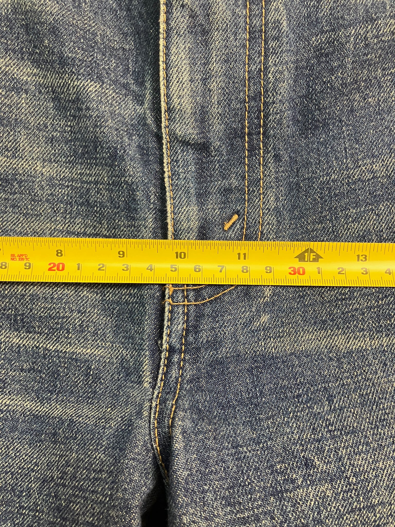 blue jumbo wide-leg jeans