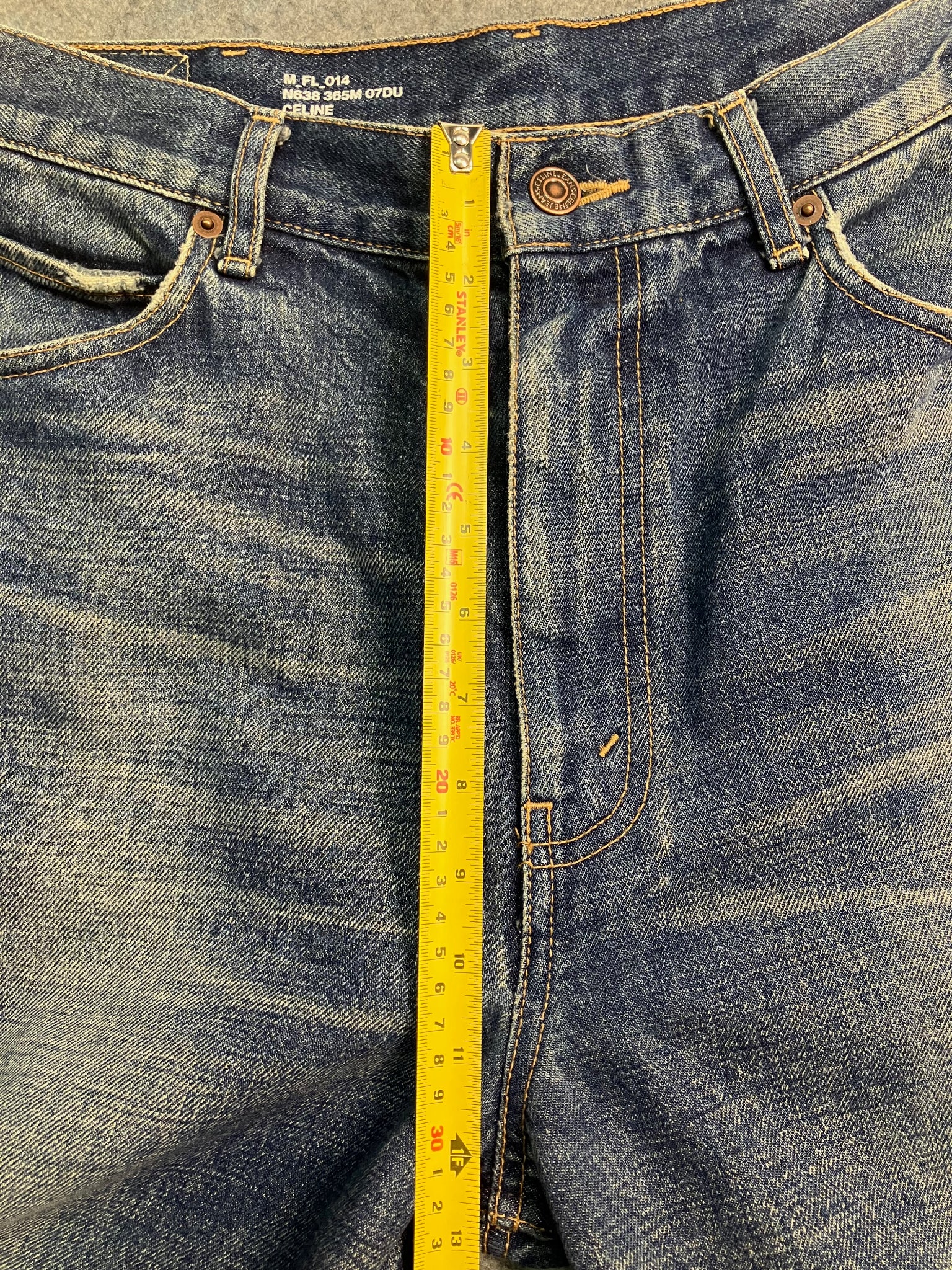 blue jumbo wide-leg jeans