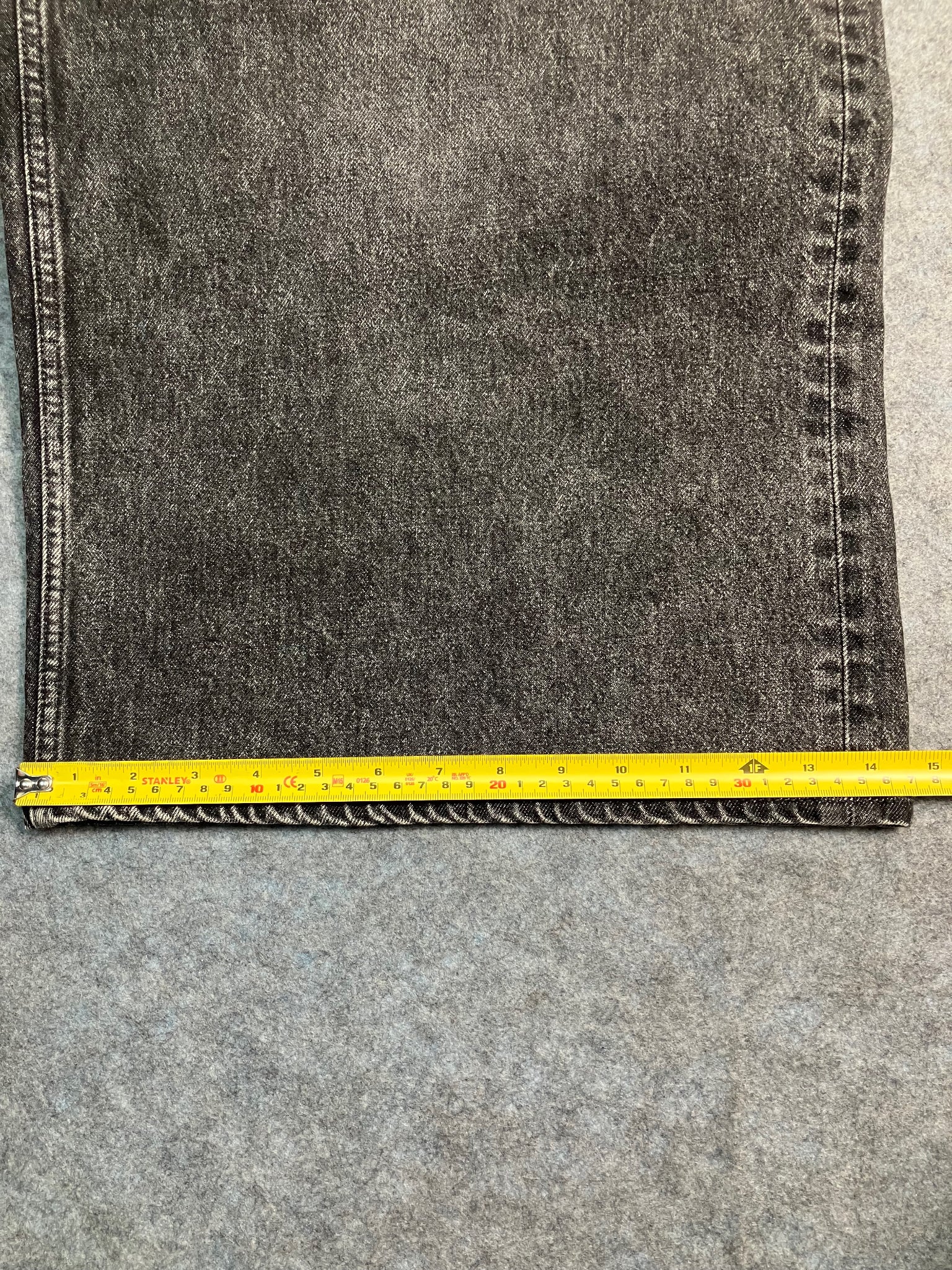 black super jumbo wide-leg jeans