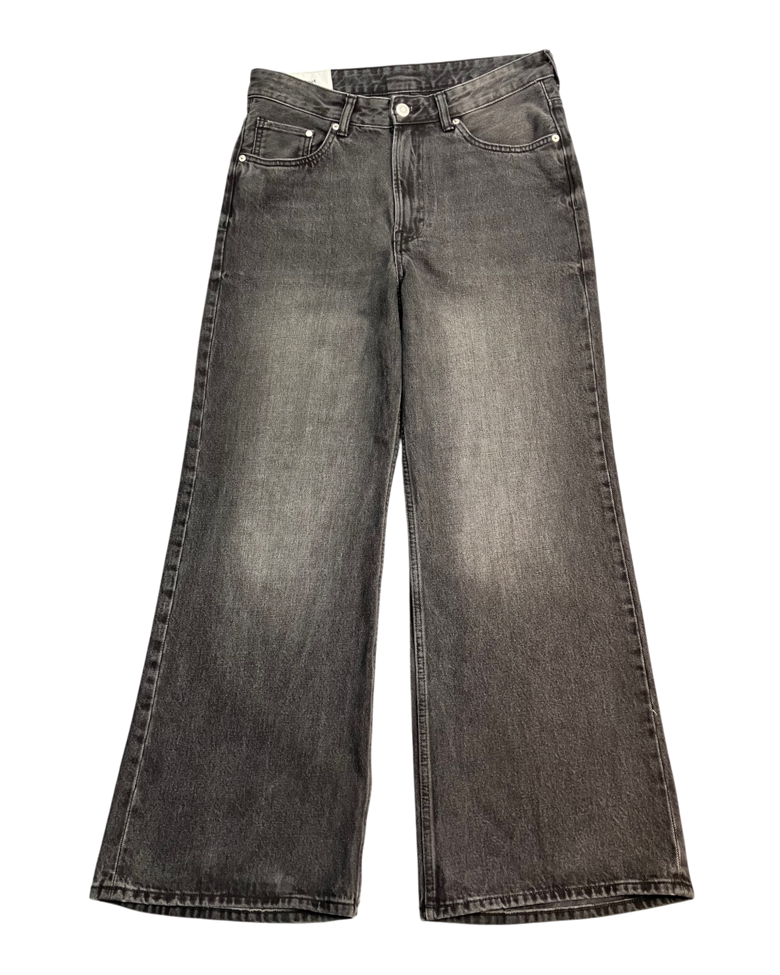 black loose-fit jeans