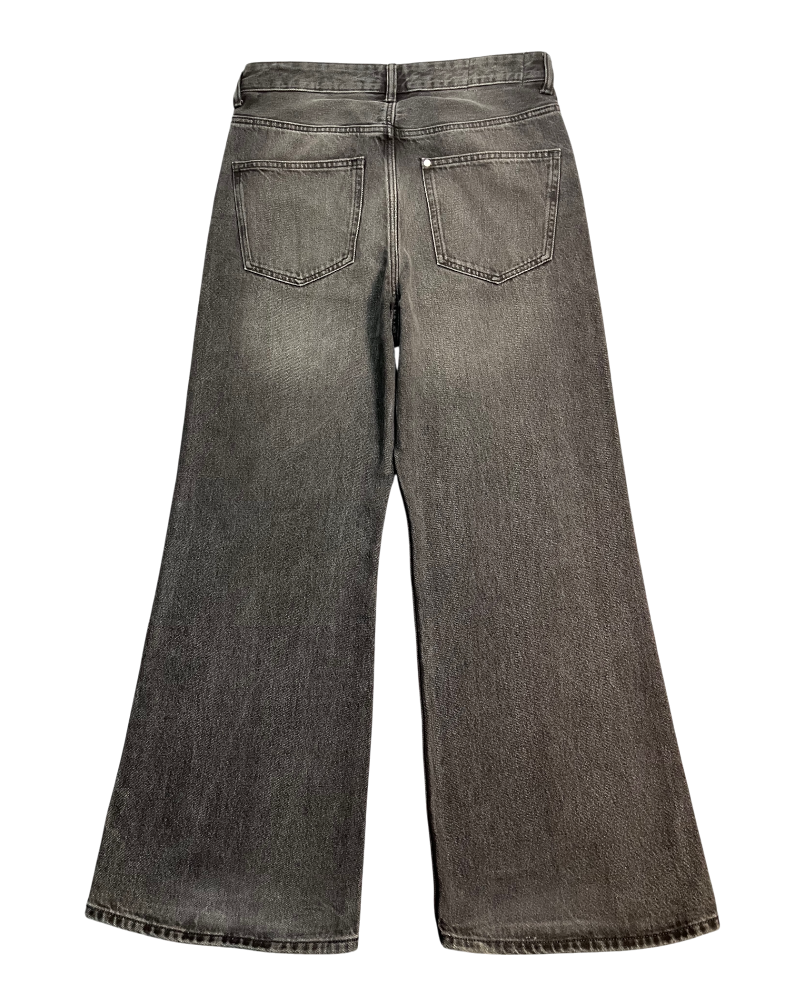 black loose-fit jeans