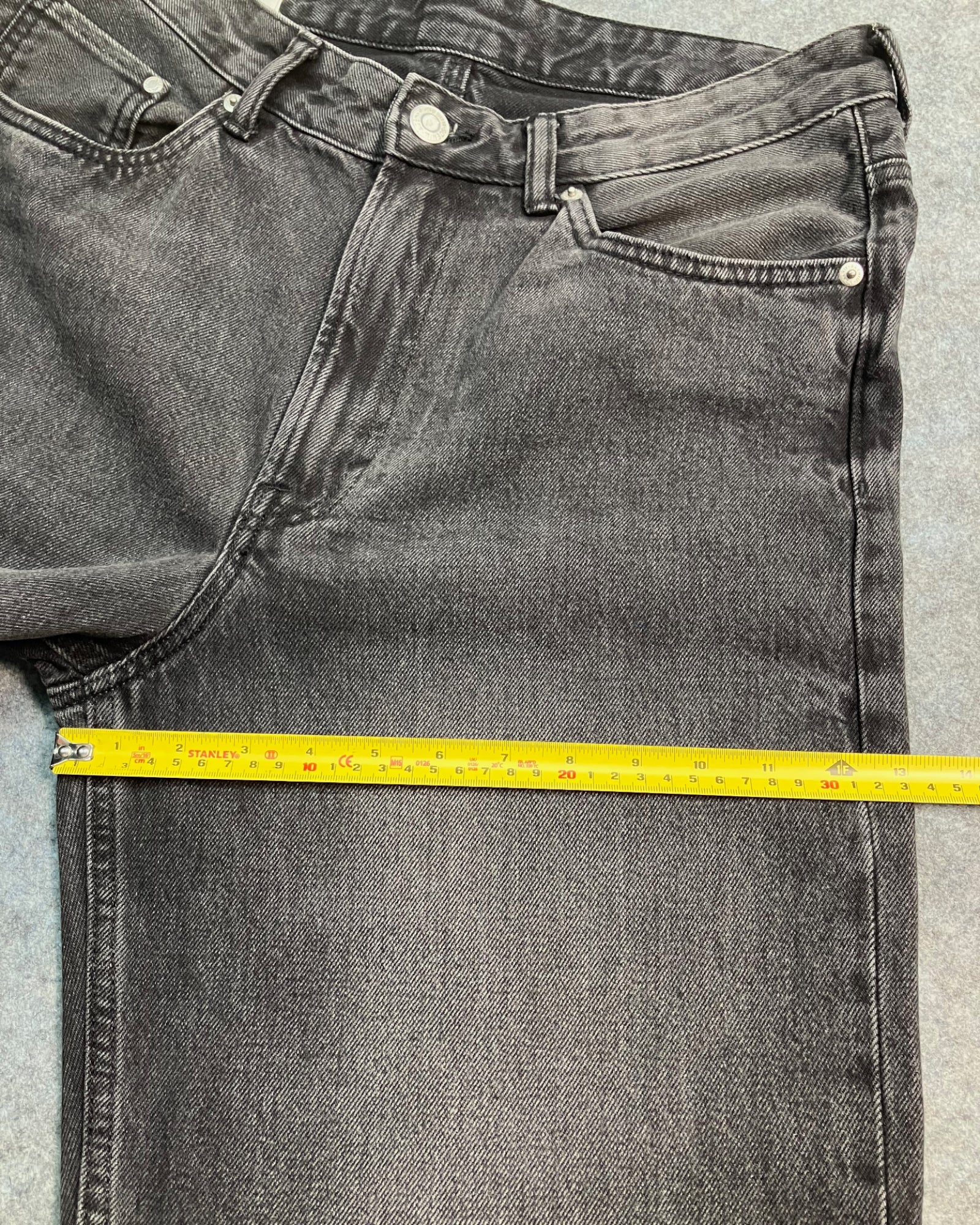 black boot-cut jeans