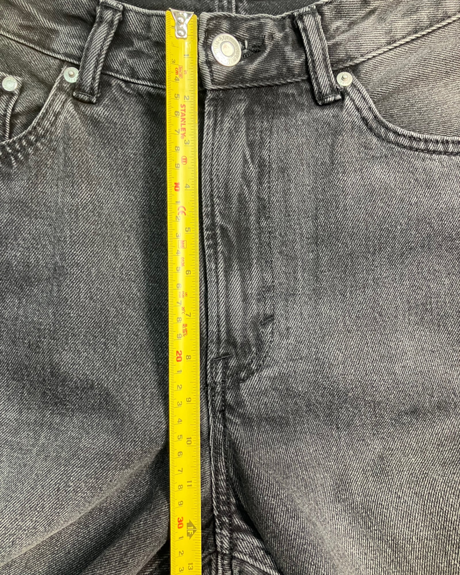 black boot-cut jeans