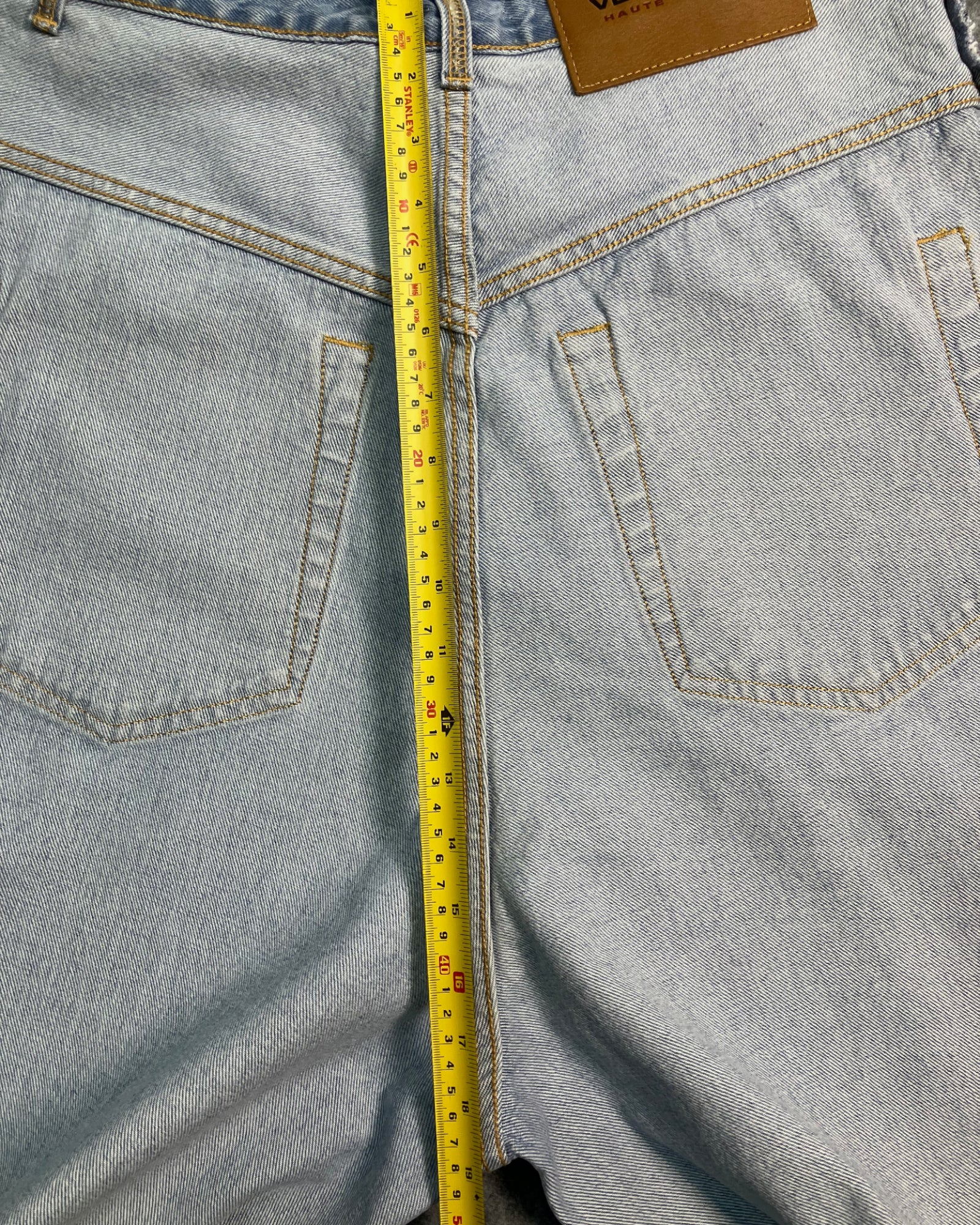 blue super jumbo wide-leg jeans