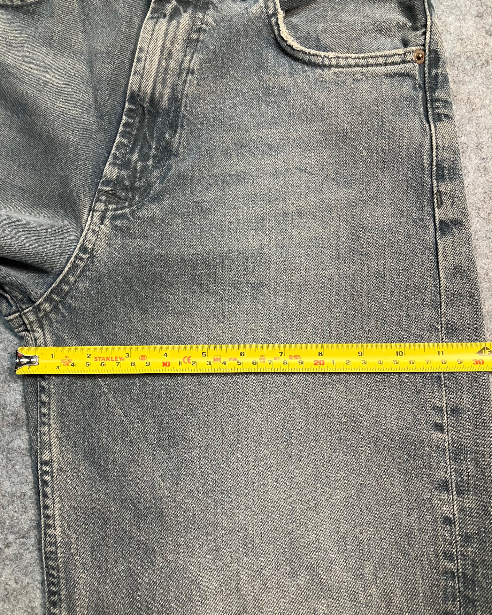 black reworked fc wide-leg jeans