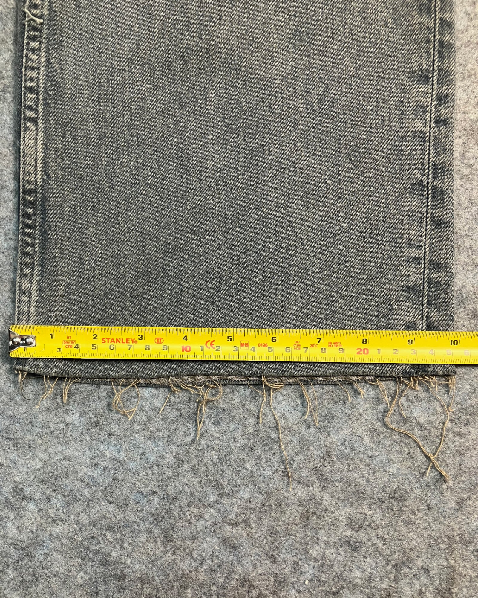 black reworked fc wide-leg jeans