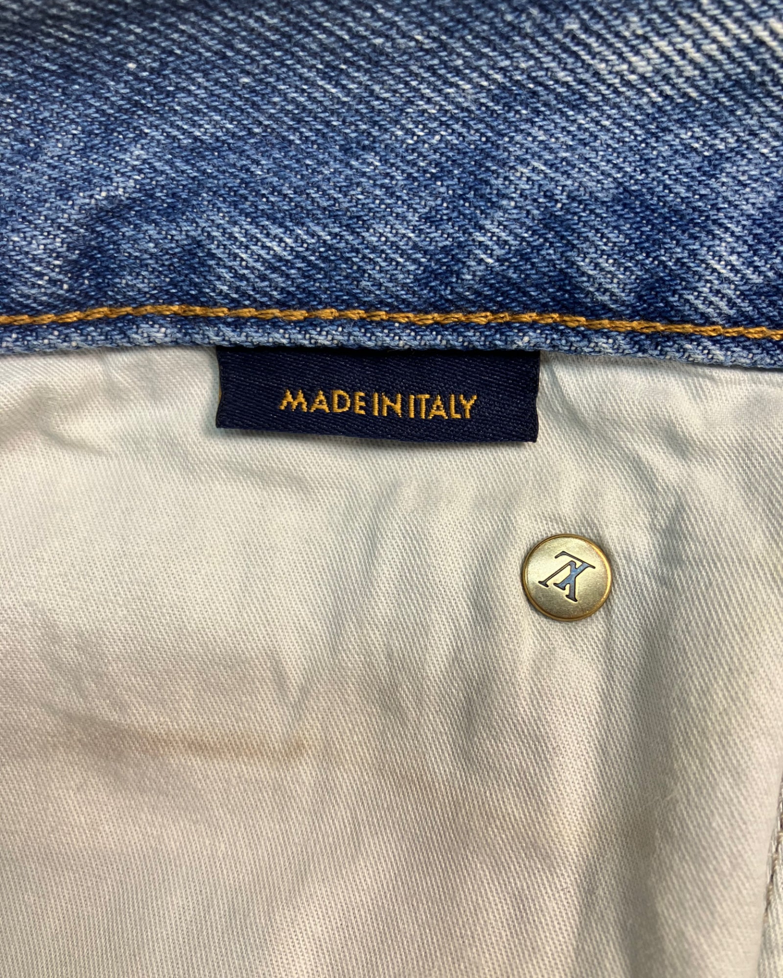 blue virgil abloh regular-fit jeans