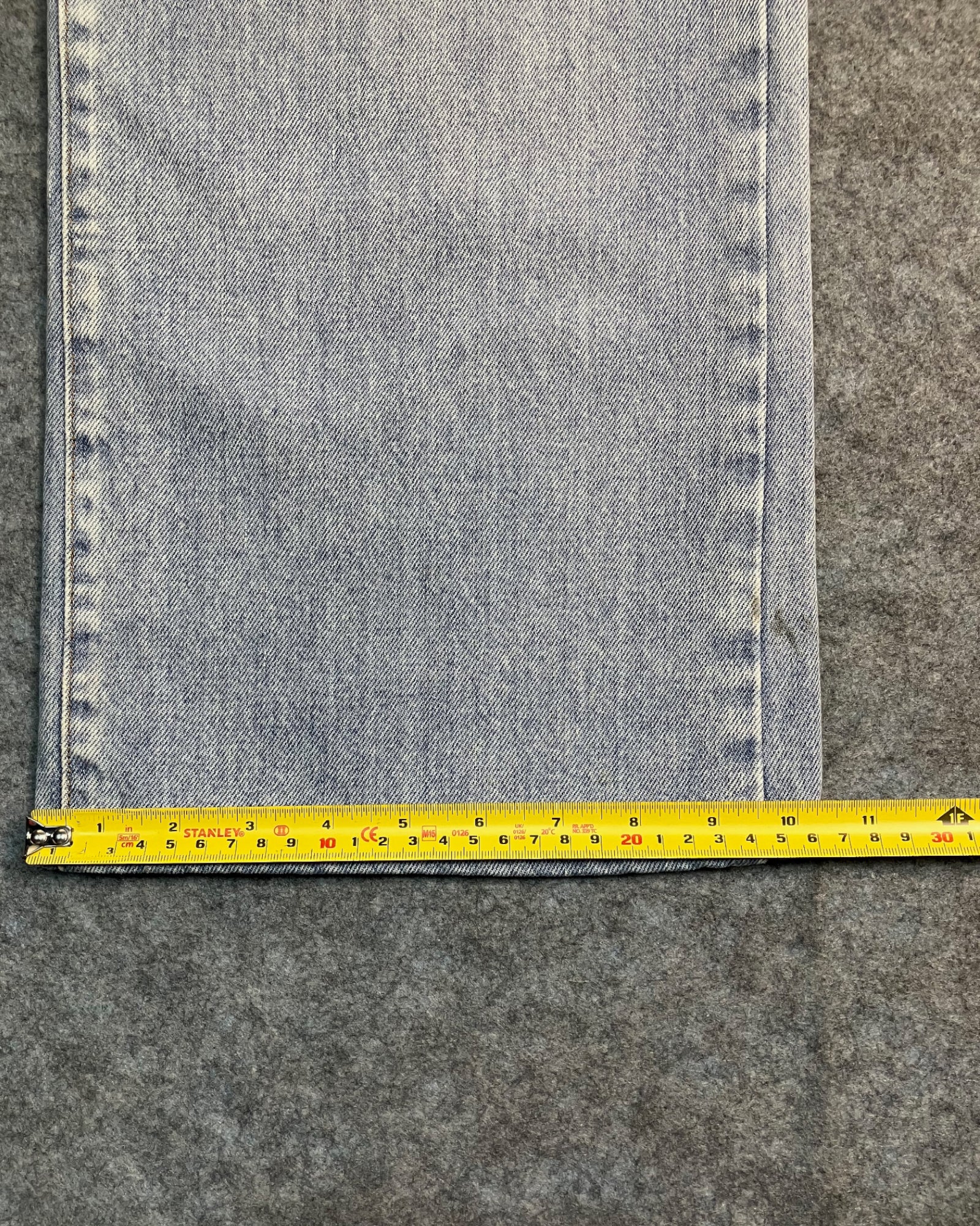 blue virgil abloh regular-fit jeans