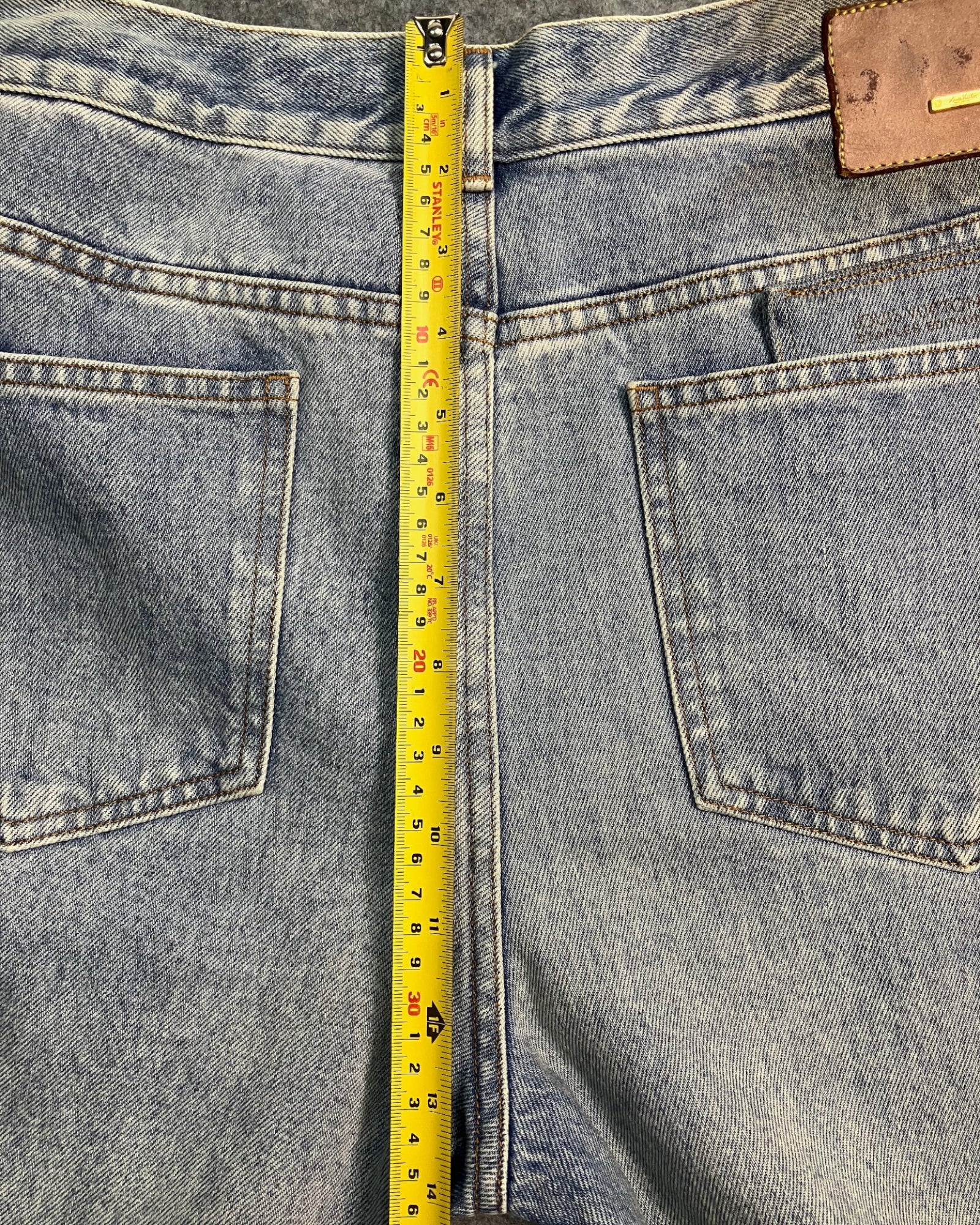 blue virgil abloh regular-fit jeans