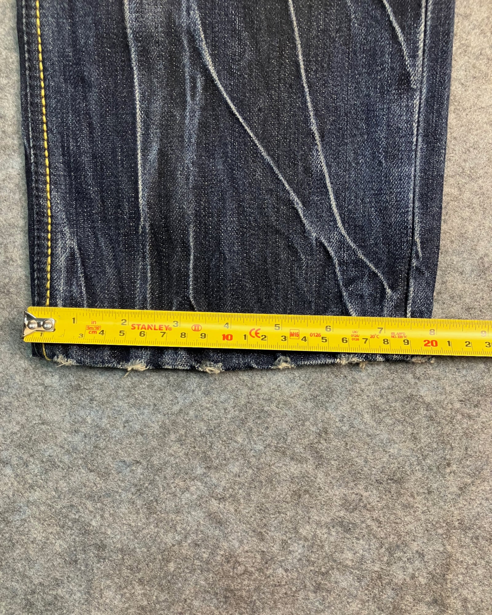 blue vintage wash regular-fit jeans