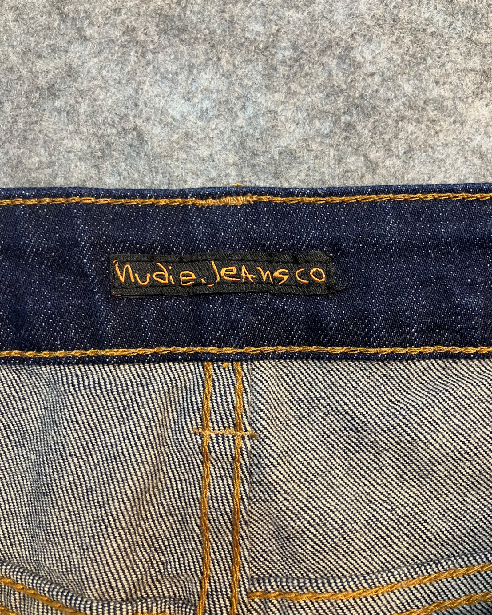 blue slim-fit jeans