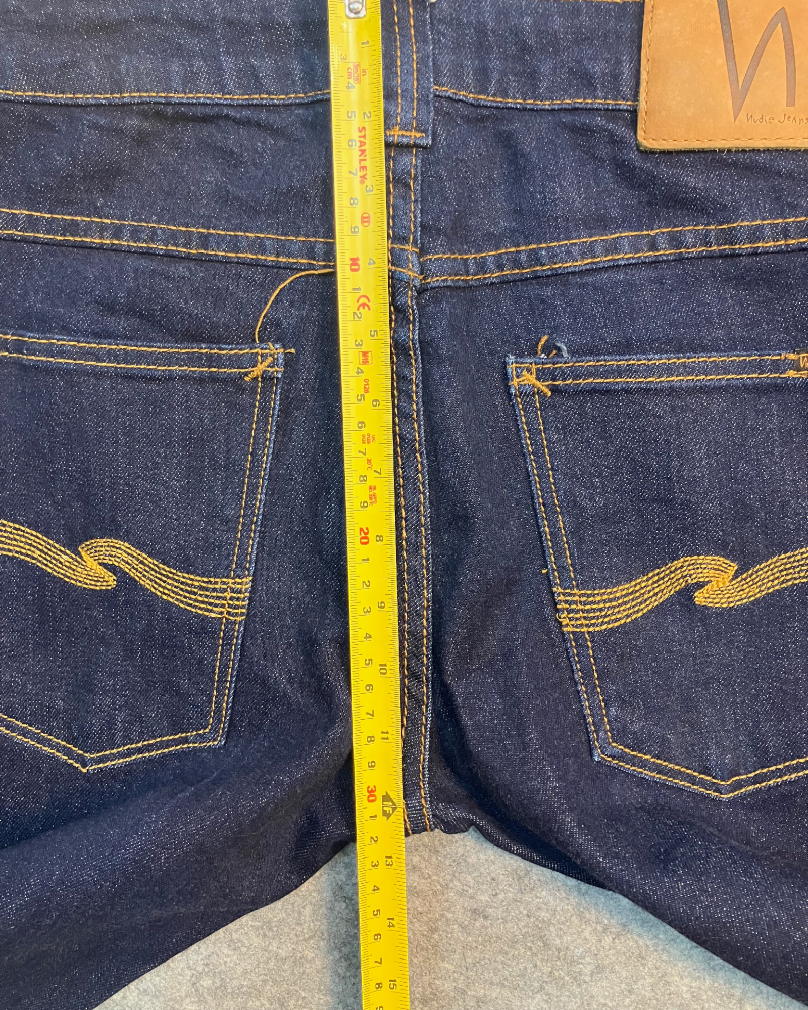 blue slim-fit jeans
