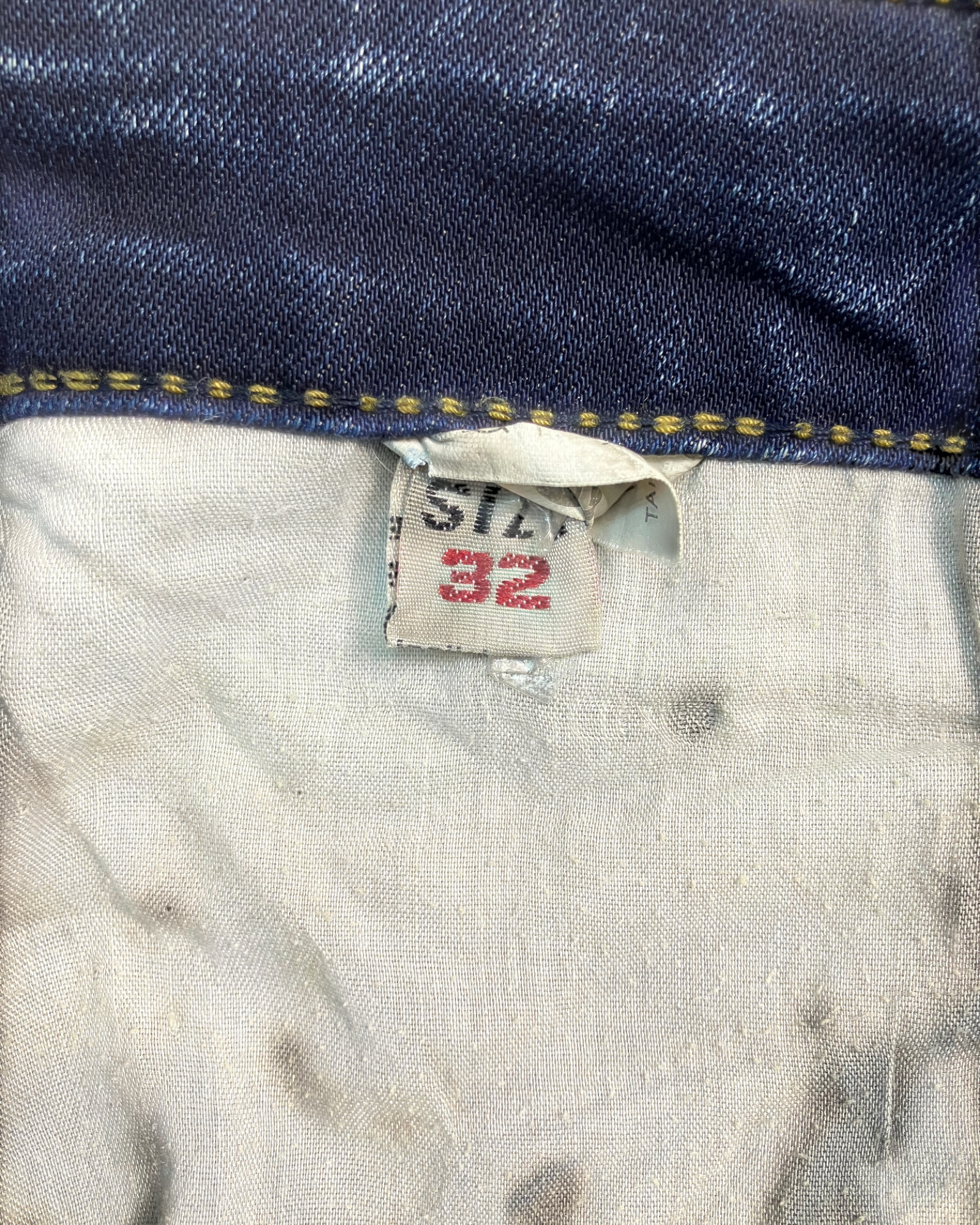 blue washed slim-fit jeans