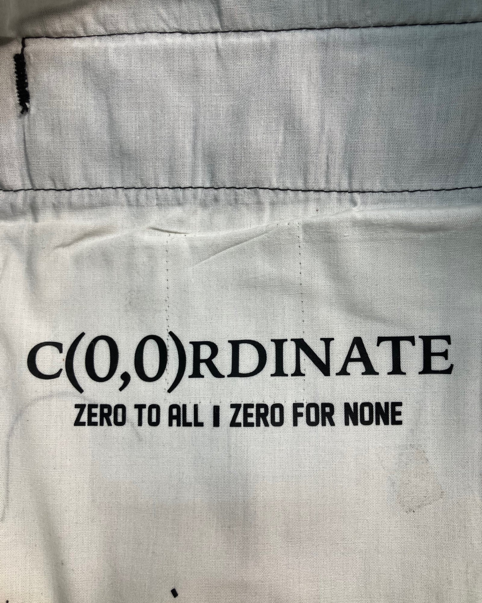 black baggy-fit pants