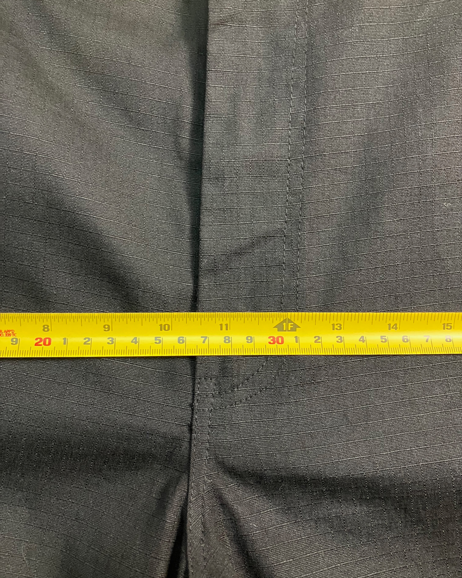 black baggy-fit pants