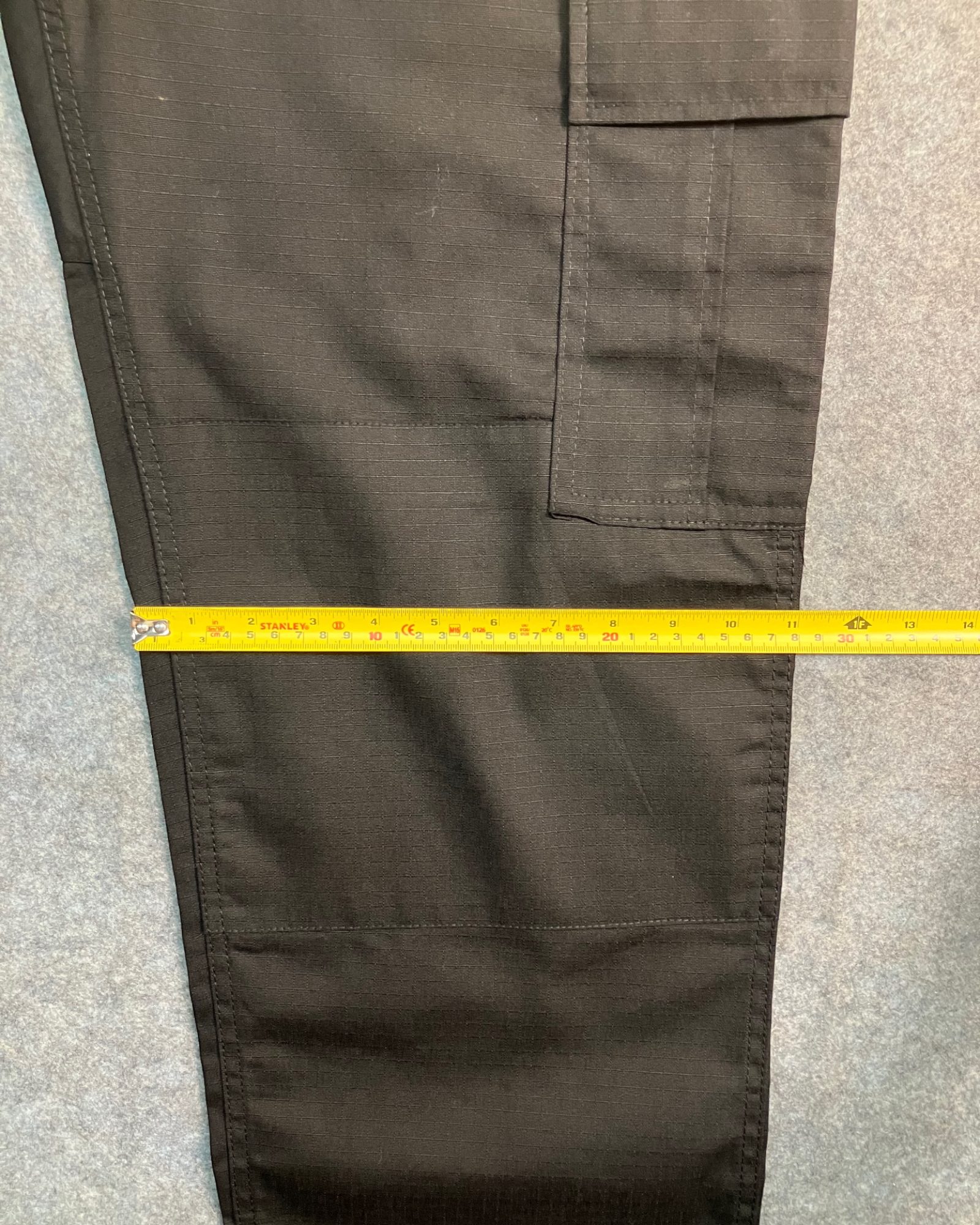 black baggy-fit pants