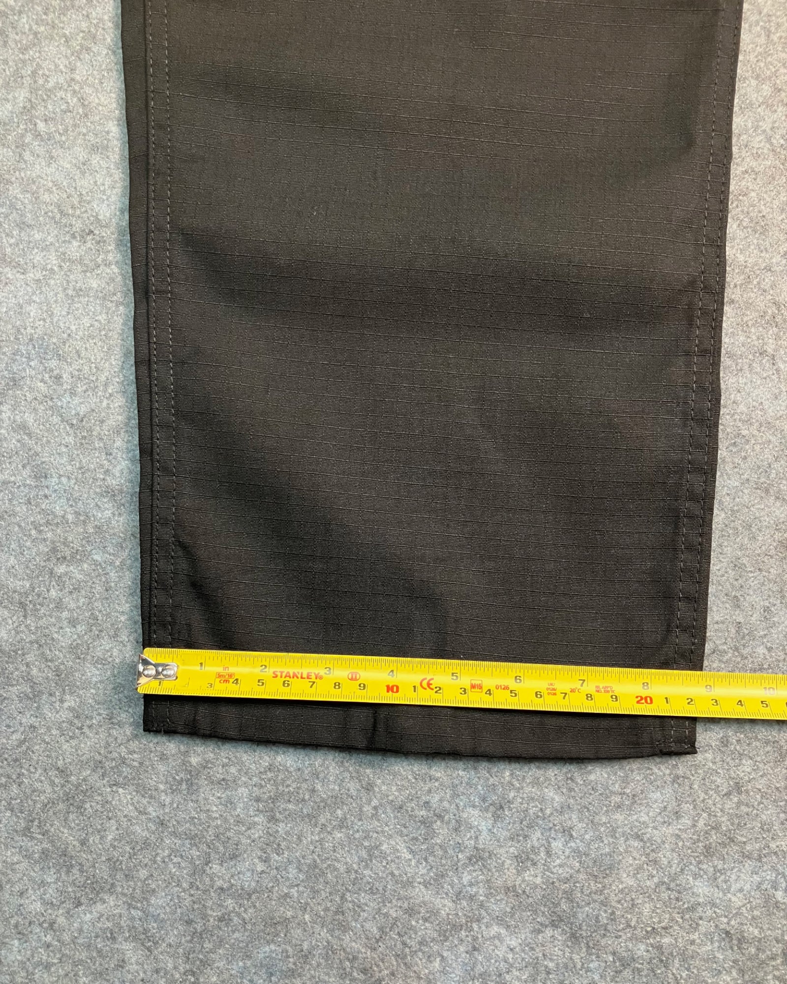 black baggy-fit pants