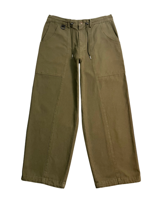 khaki baggy pants