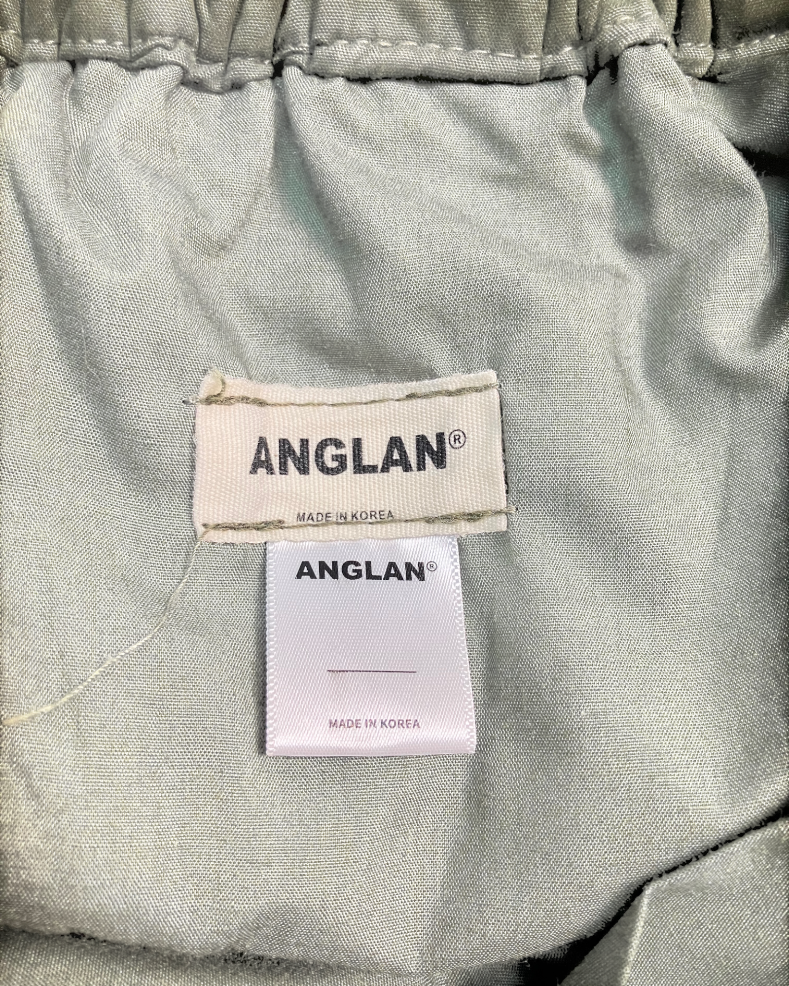 olive cargo balloon-pants