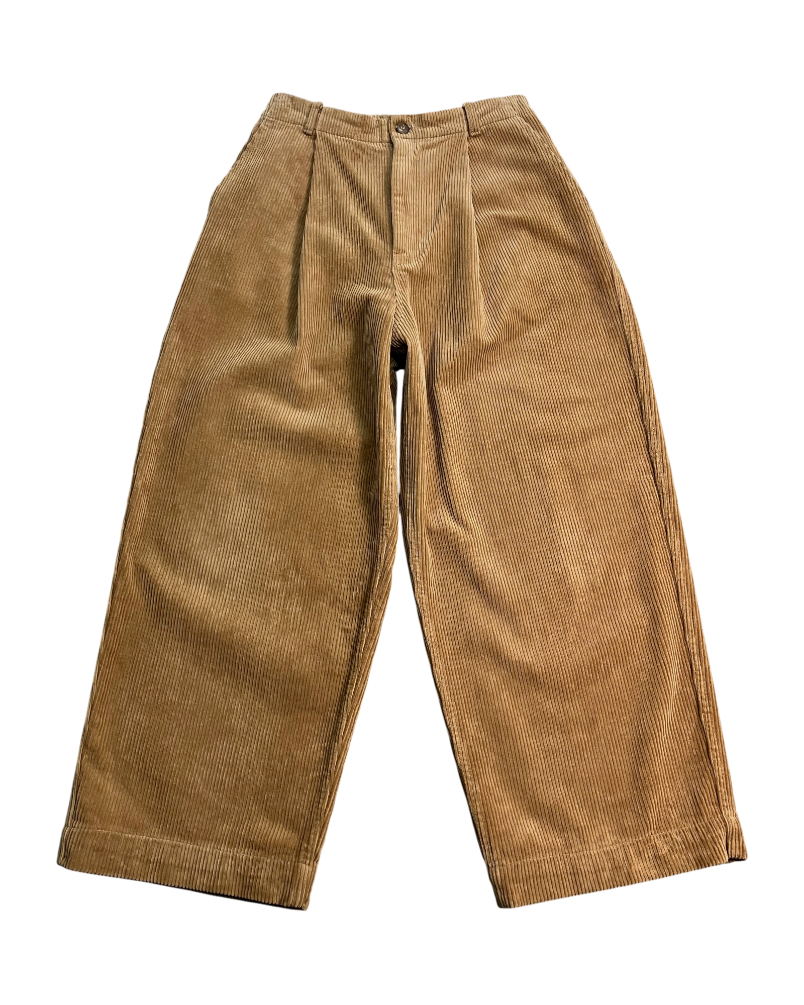 brown corduroy baggy pants