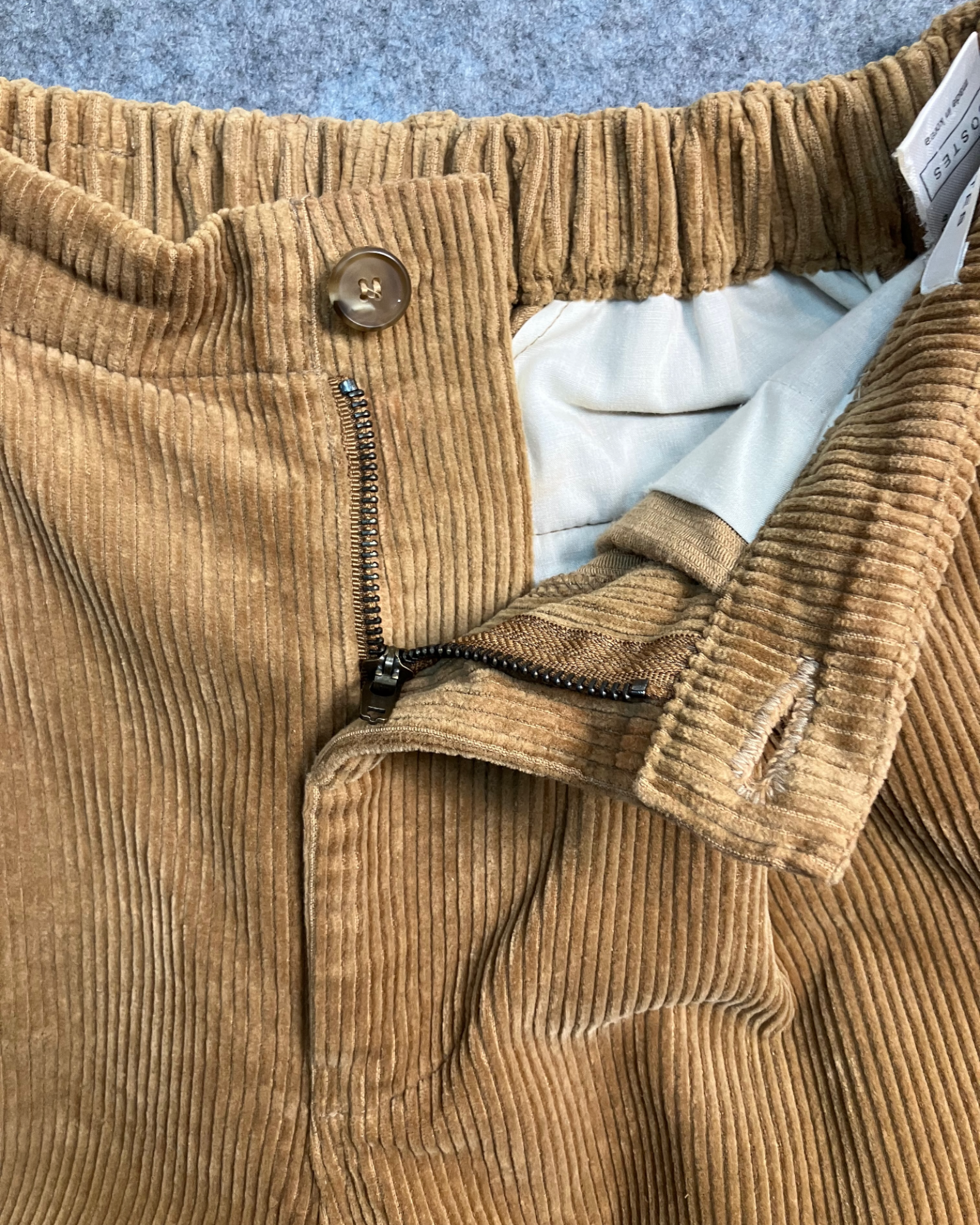 brown corduroy baggy pants