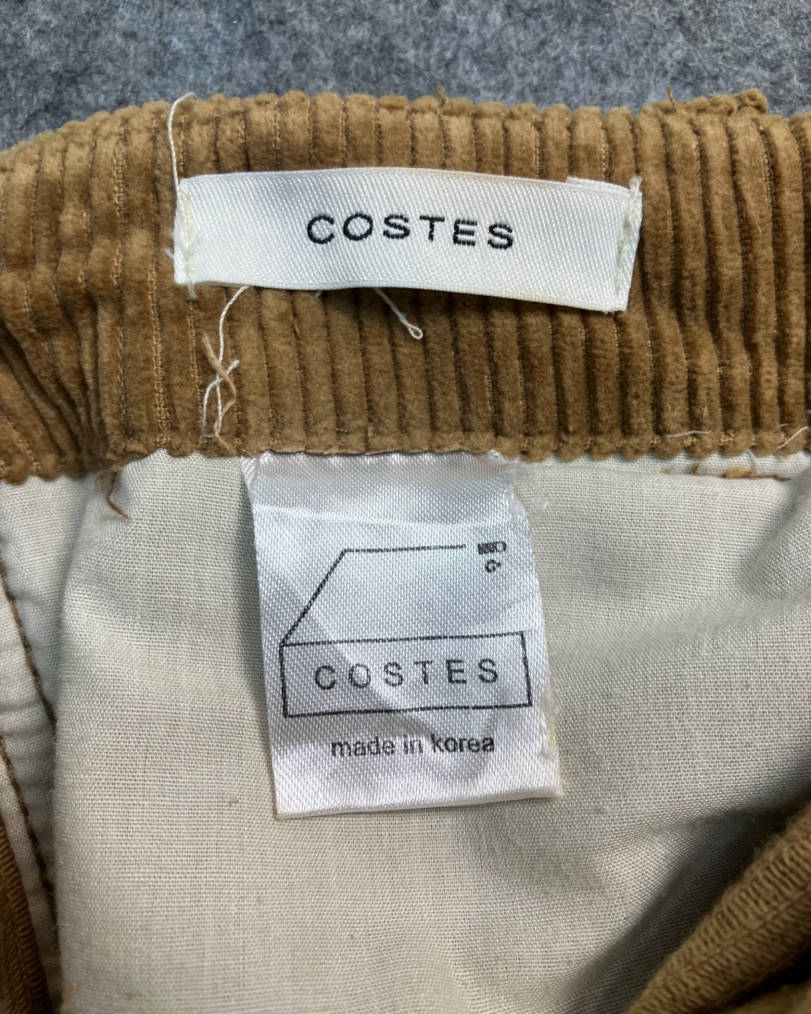 brown corduroy baggy pants