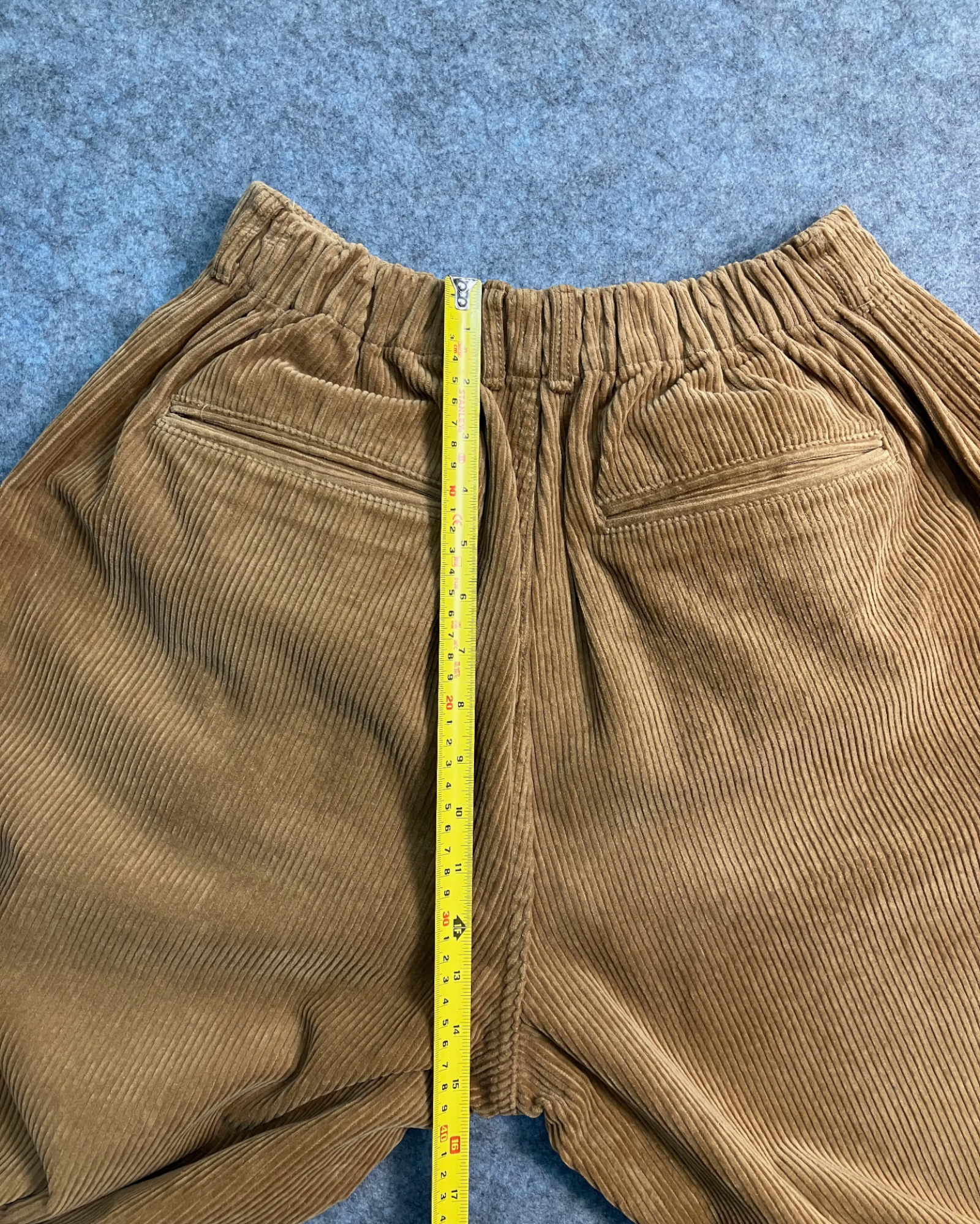 brown corduroy baggy pants