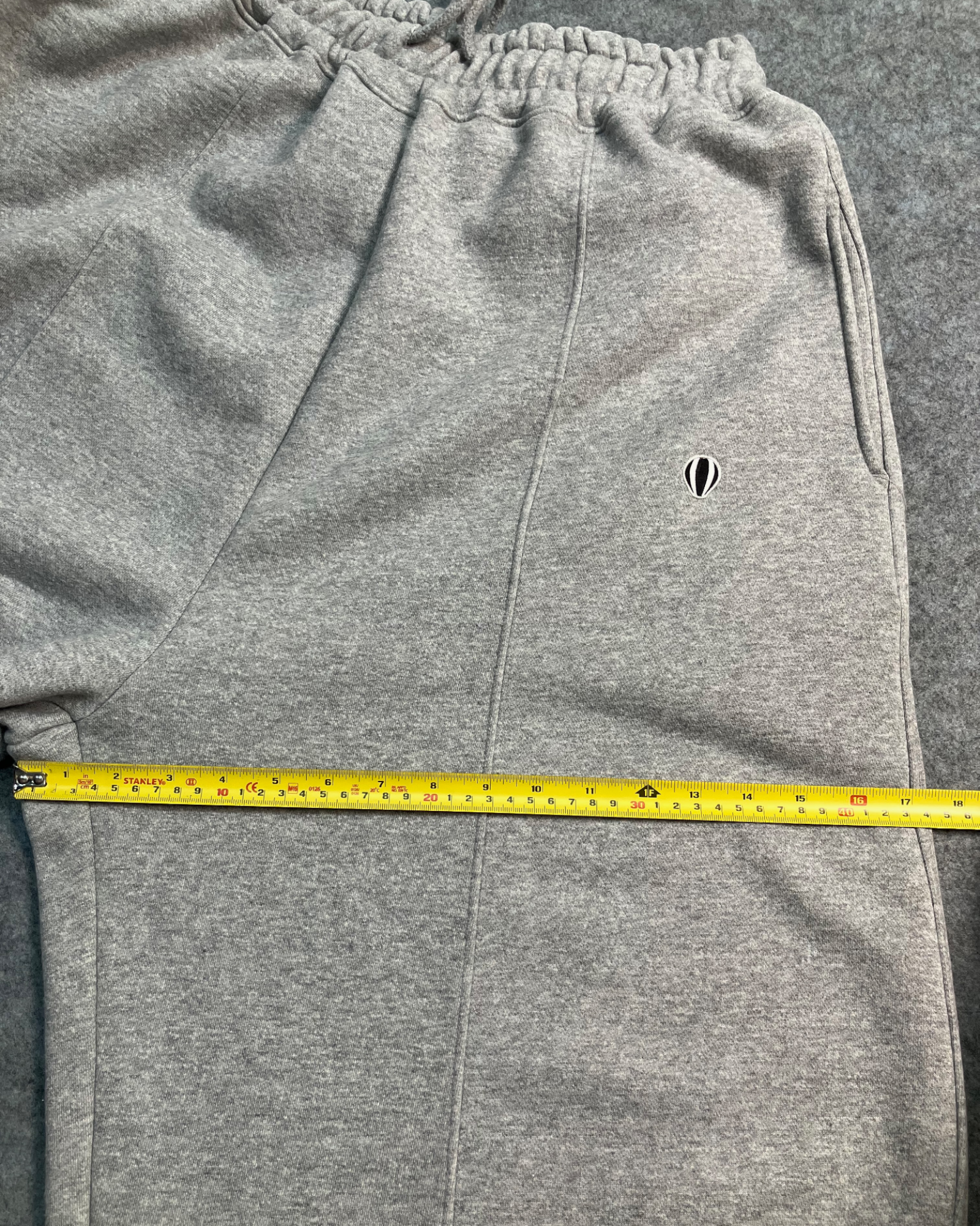 grey balloon sweat-pants