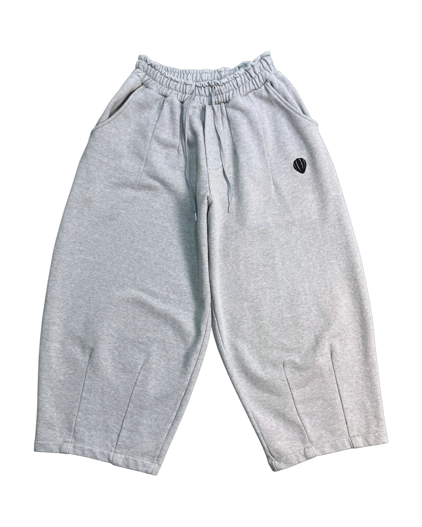 grey sweat balloon pants