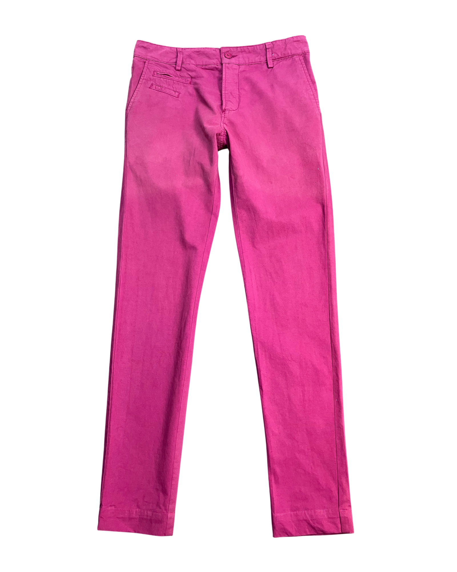pink slim-fit pants