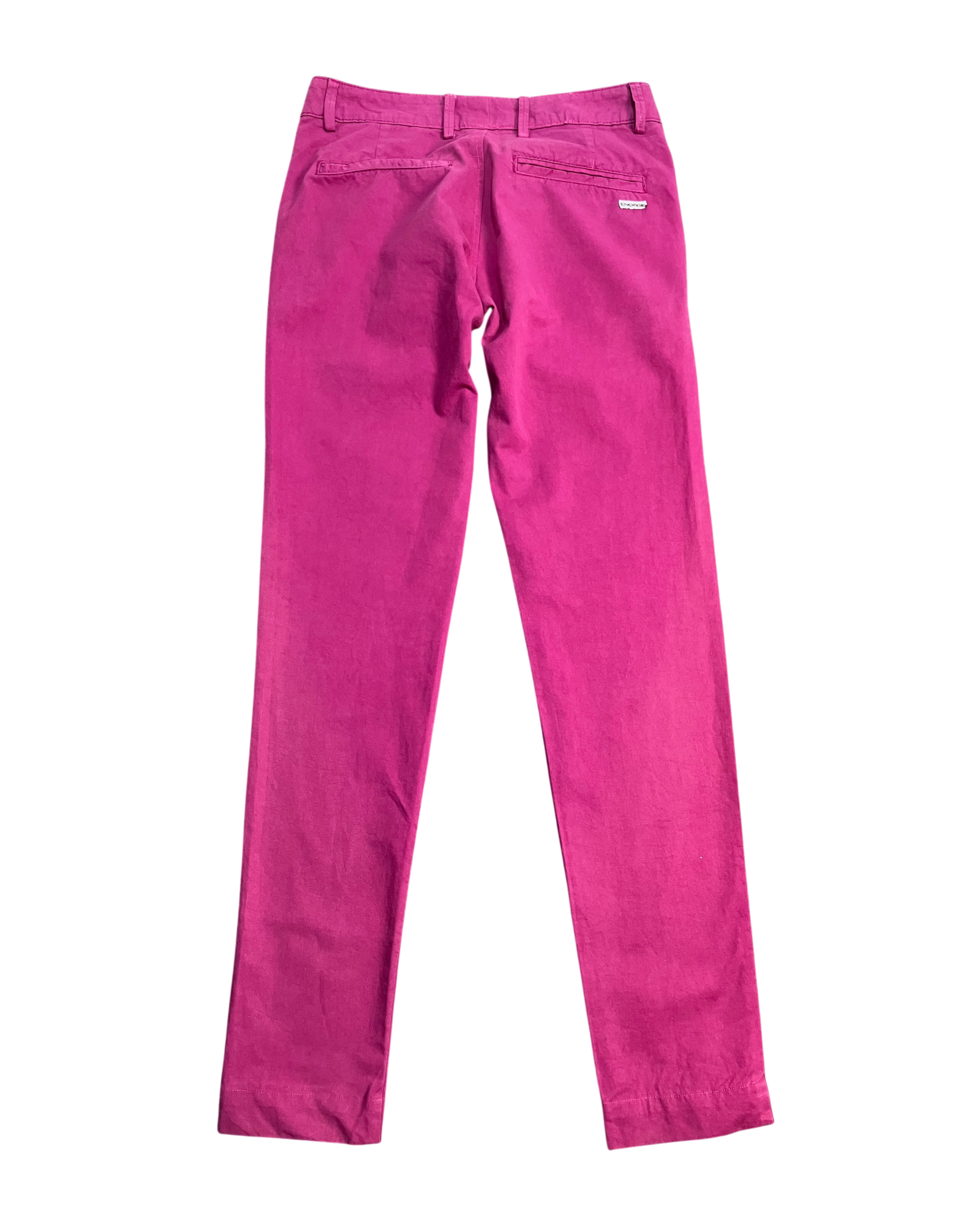 pink slim-fit pants