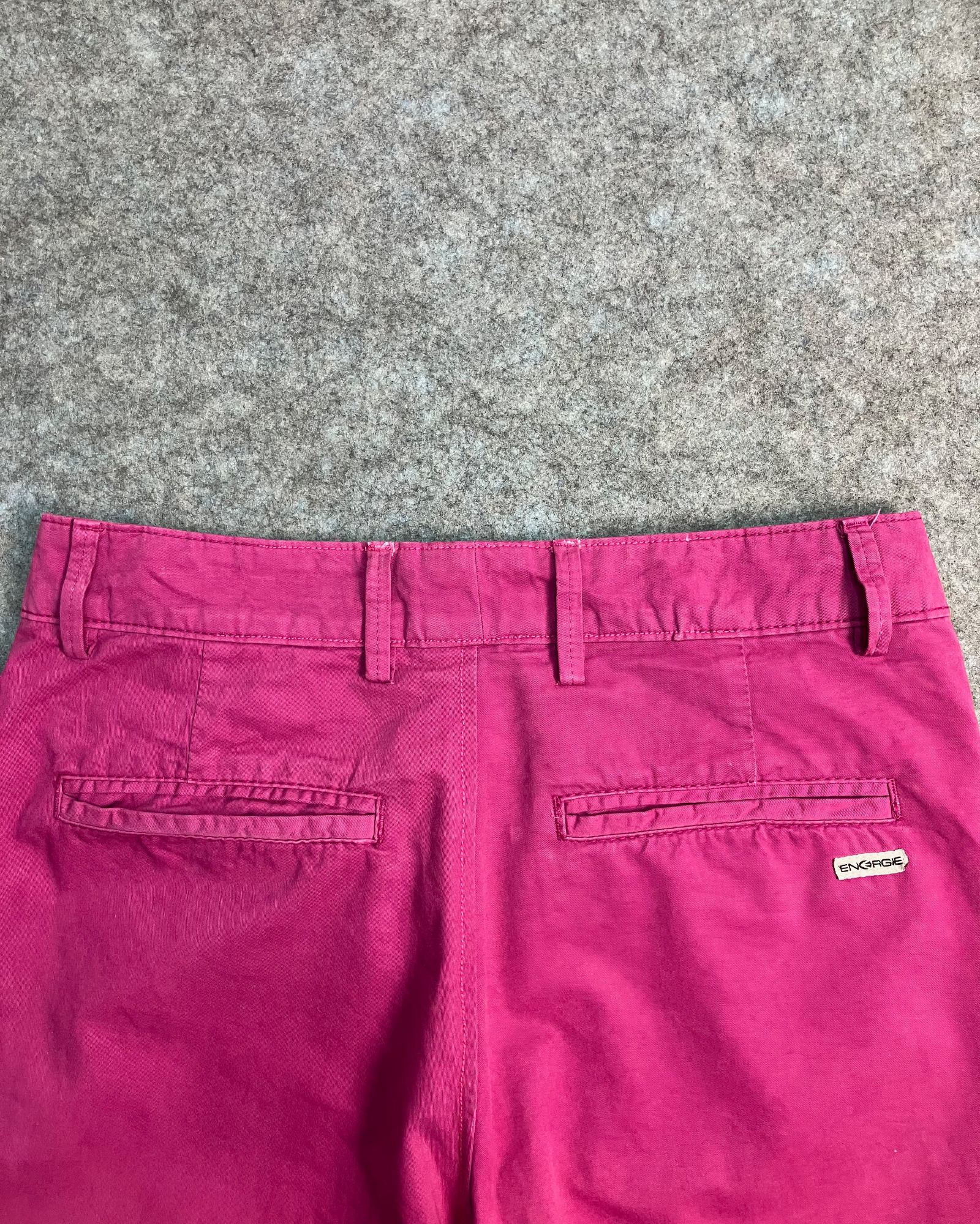 pink slim-fit pants
