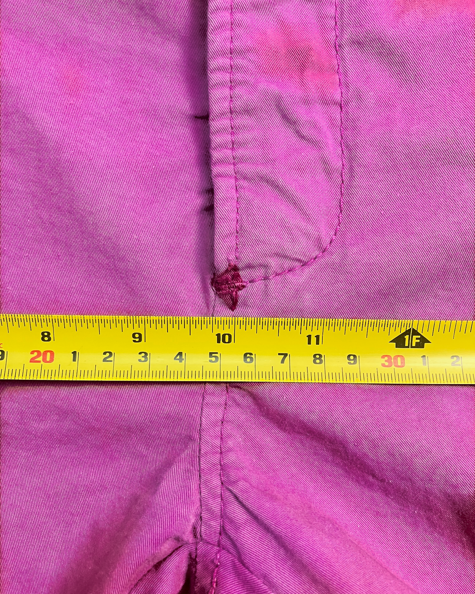 pink slim-fit pants