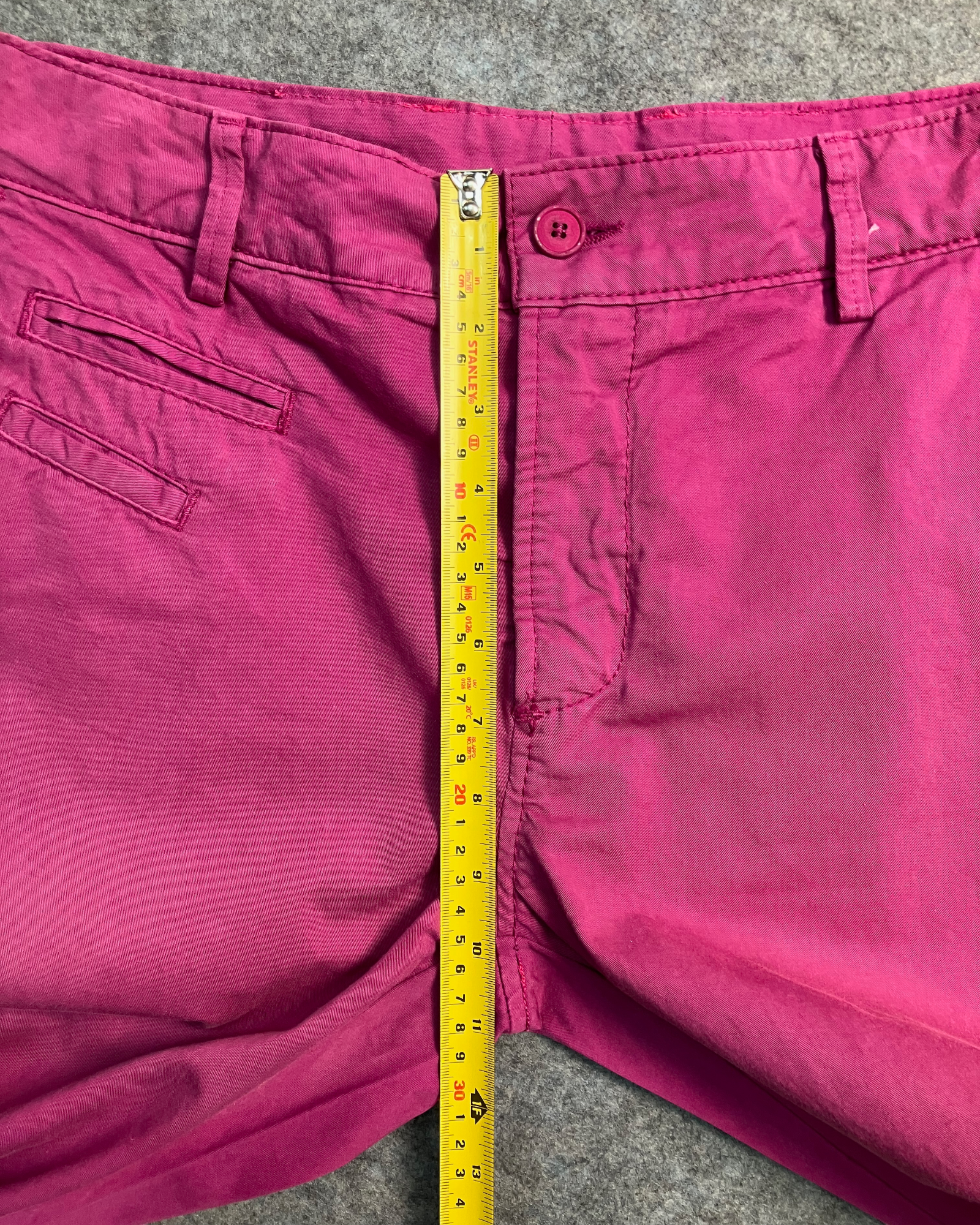 pink slim-fit pants