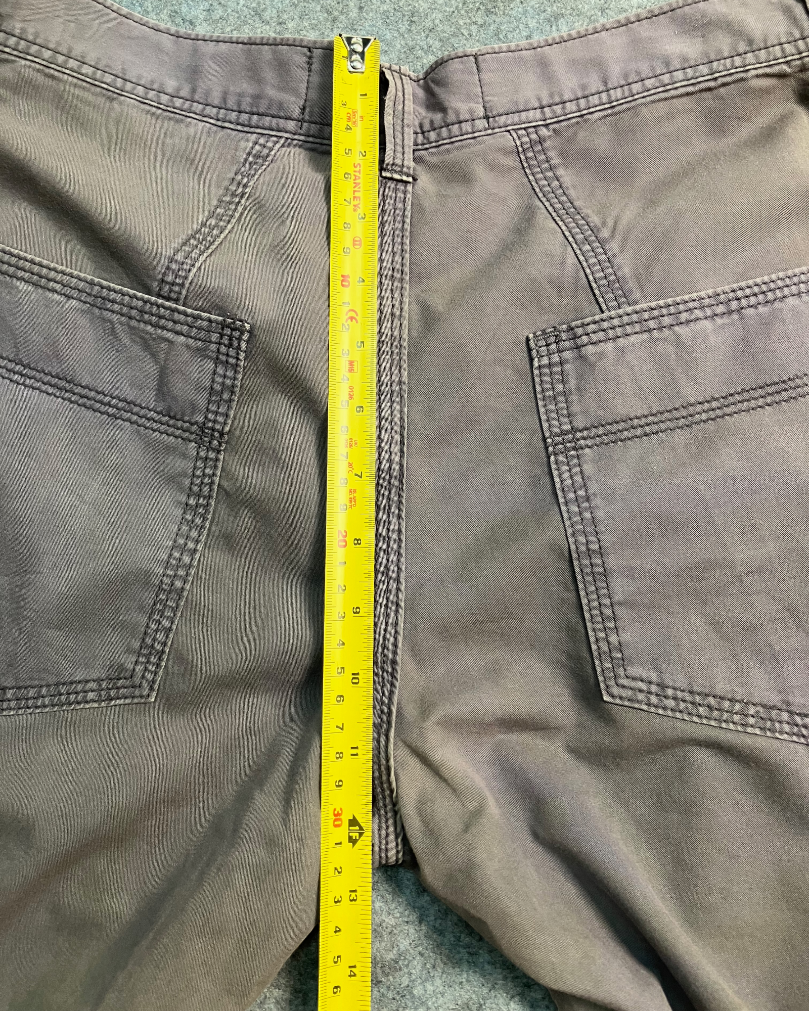 grey striaght-fit cargo pants