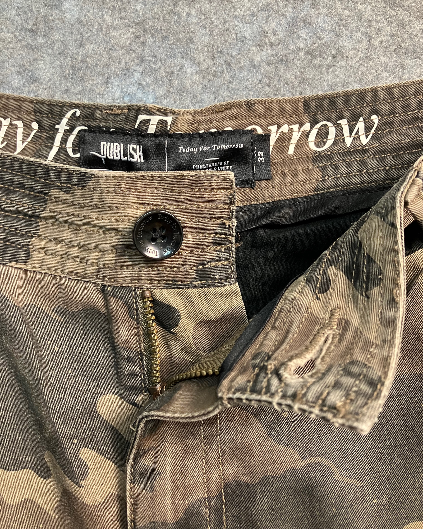 brown camo sweat pants