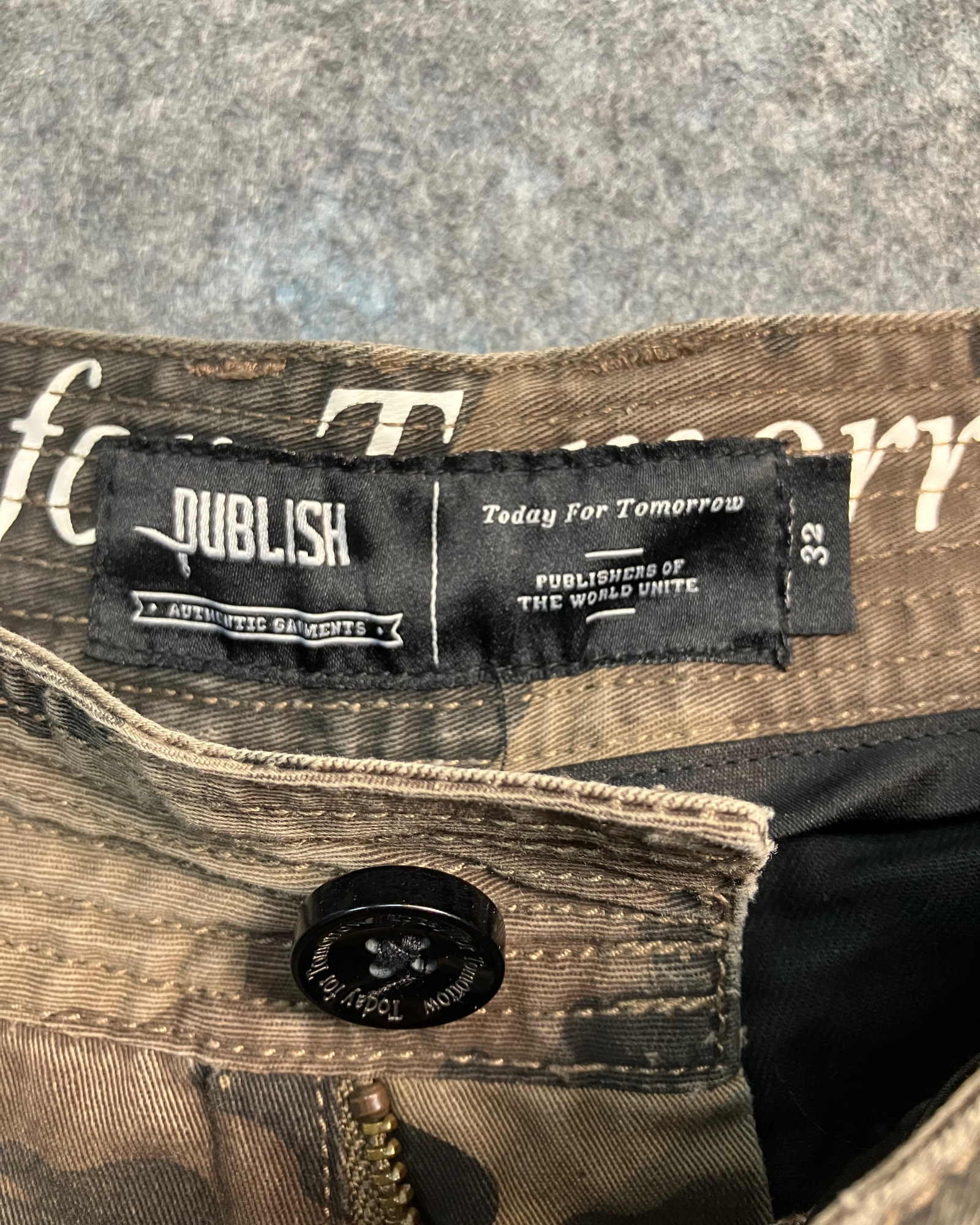 brown camo sweat pants