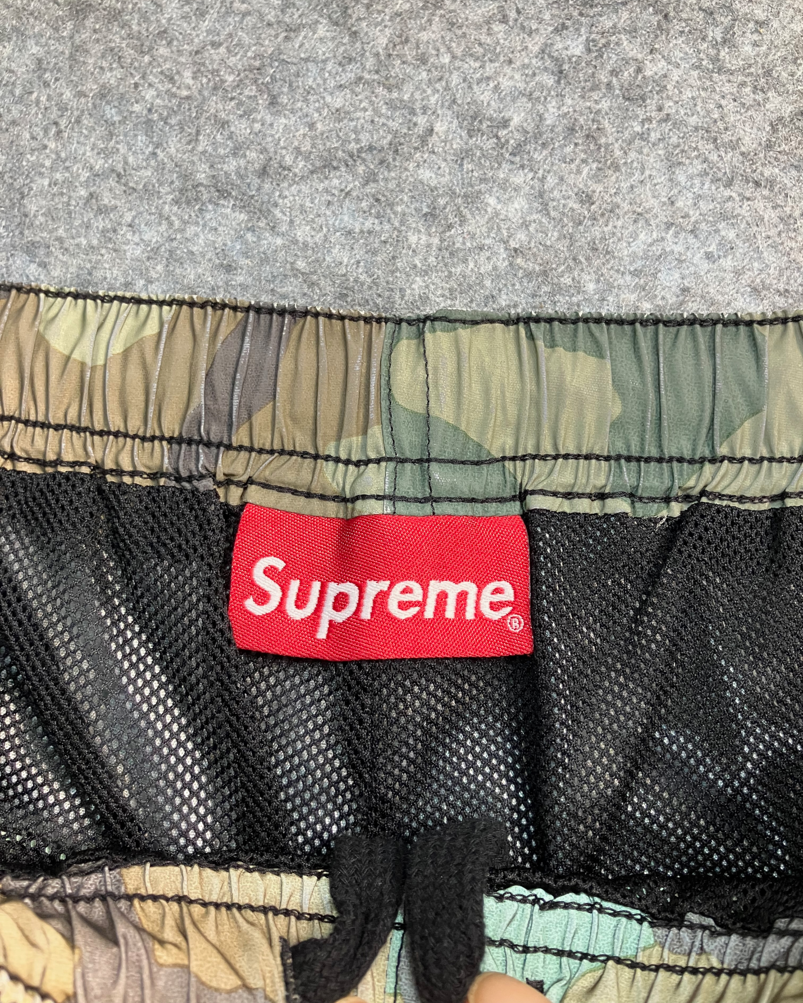 olive camo reflect sweat-pants