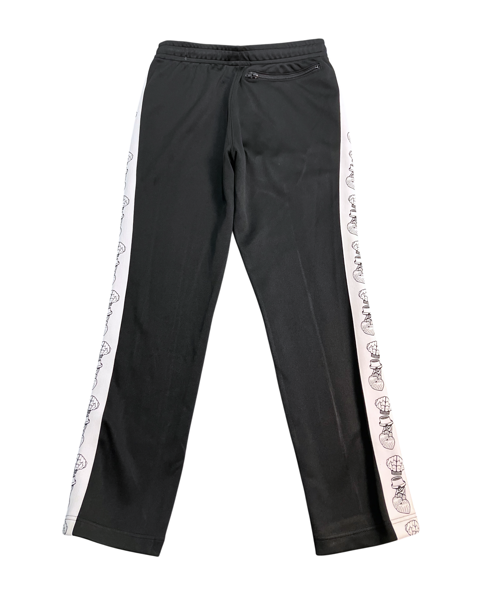 black regular sweat-pants