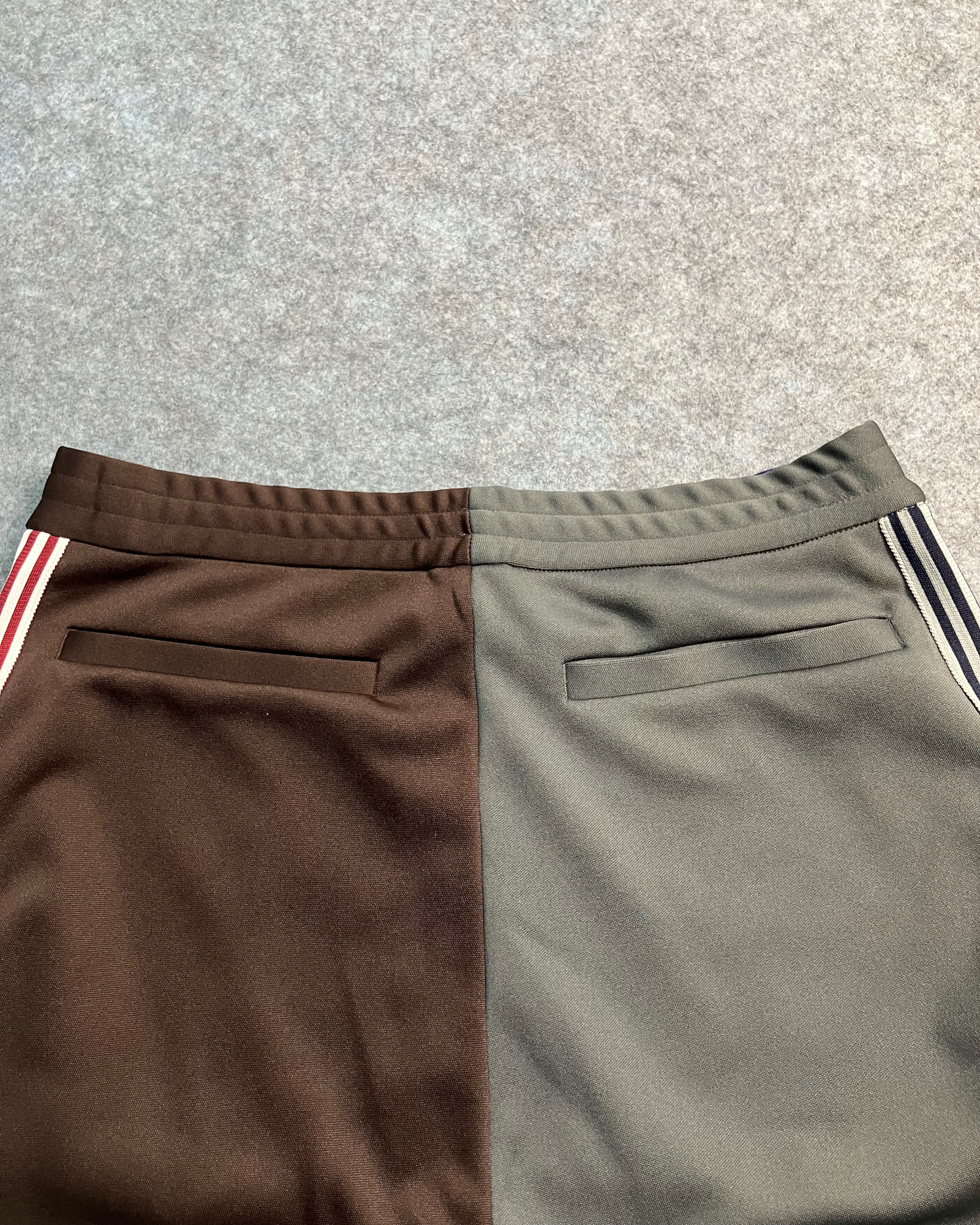 blue red mix sweat-pants