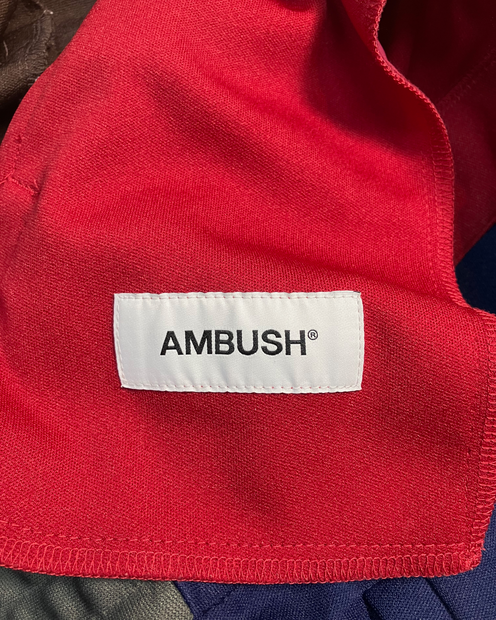 blue red mix sweat-pants