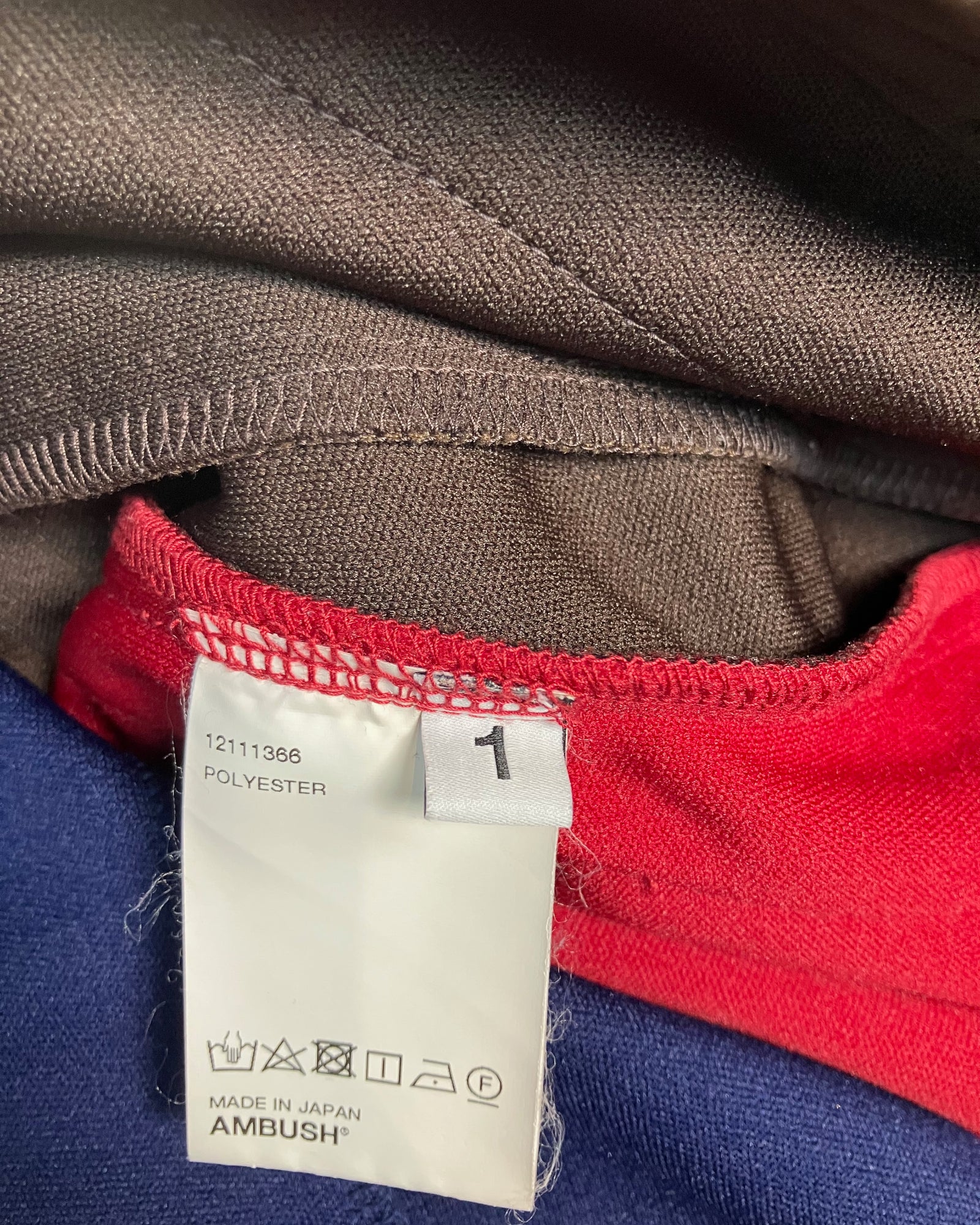 blue red mix sweat-pants