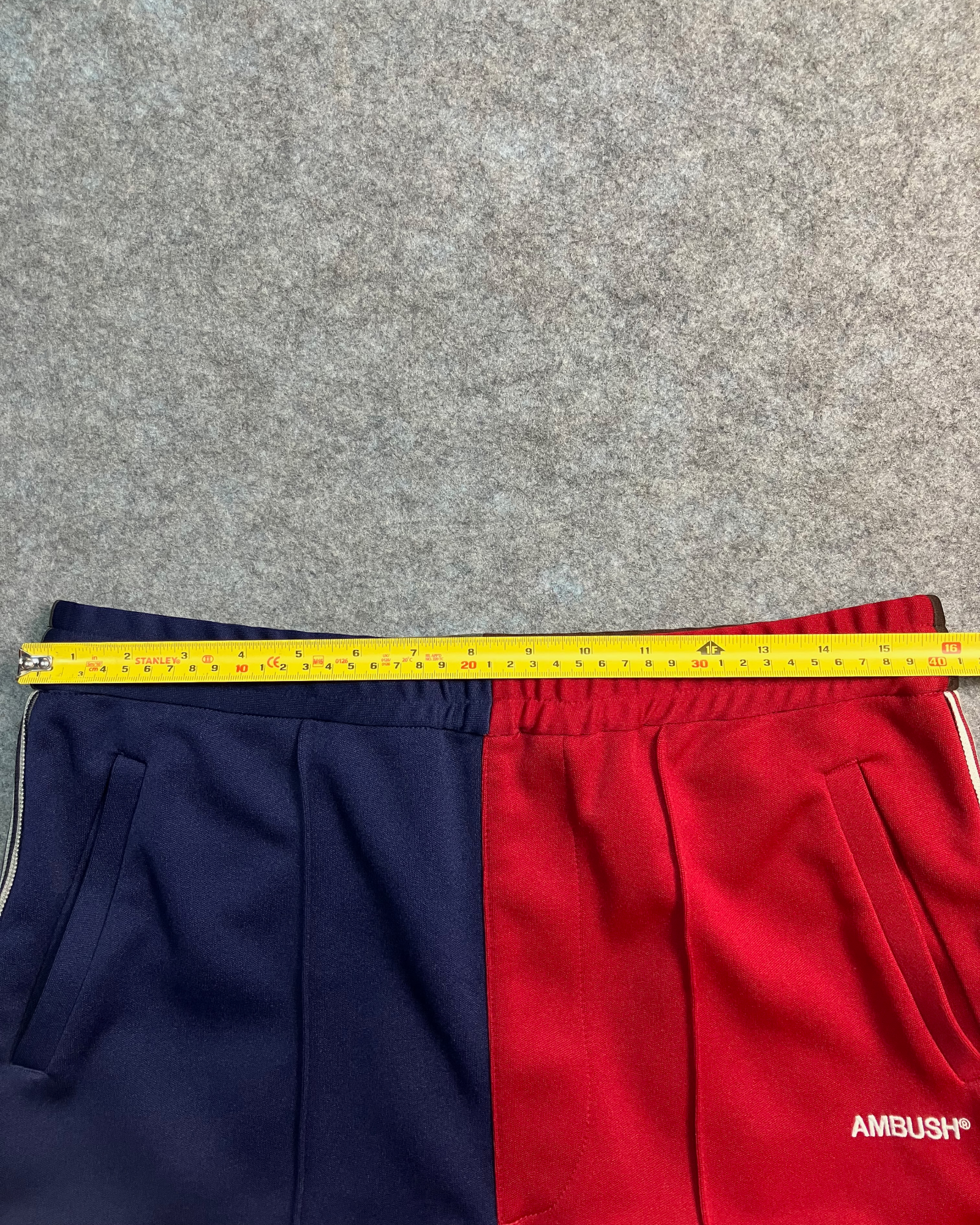 blue red mix sweat-pants