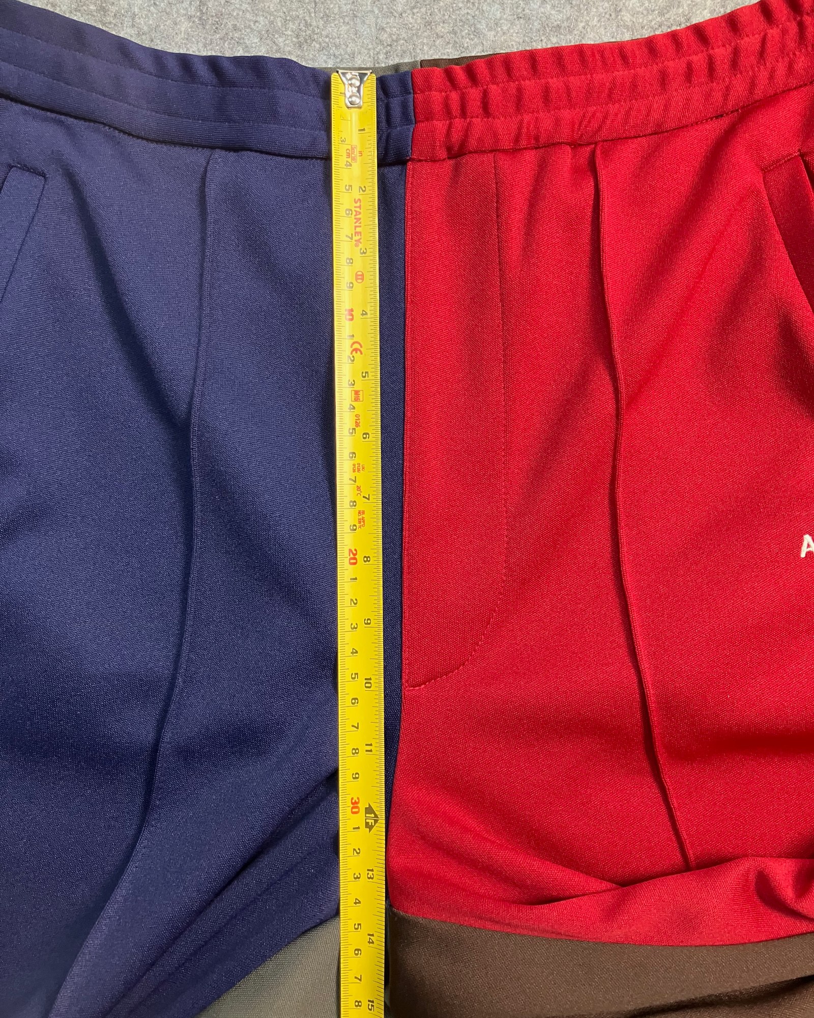 blue red mix sweat-pants