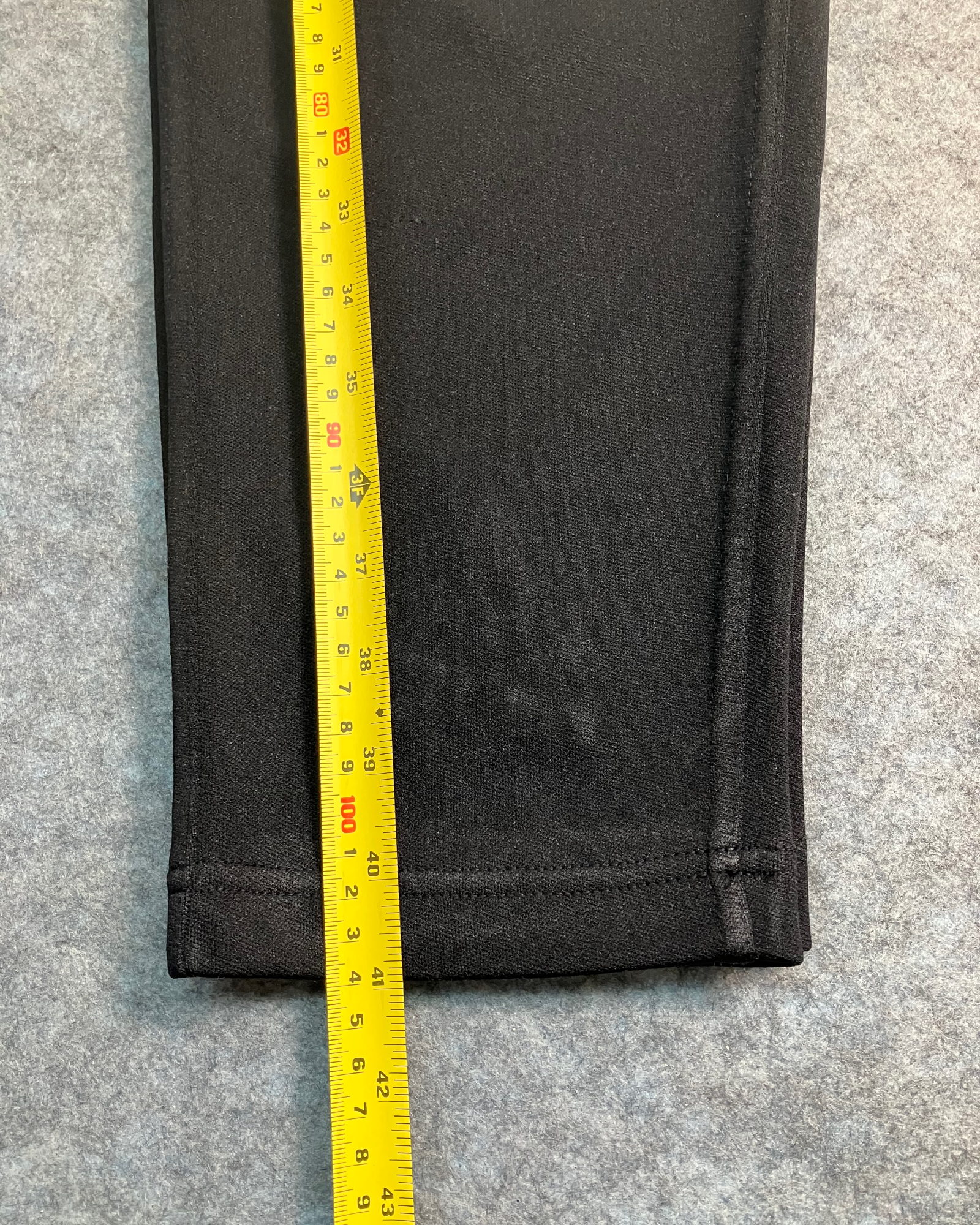 black loose-fit pants